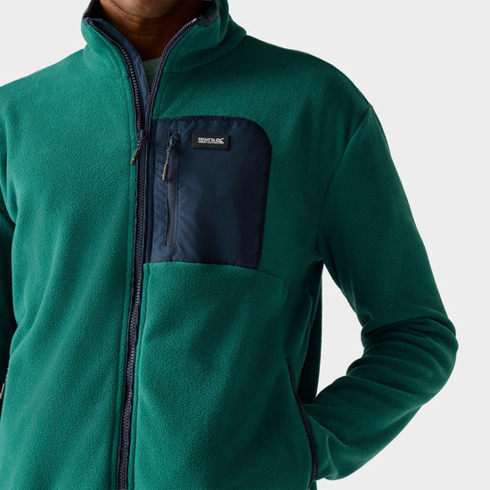 Men's Frankie Half Zip Fleece Green