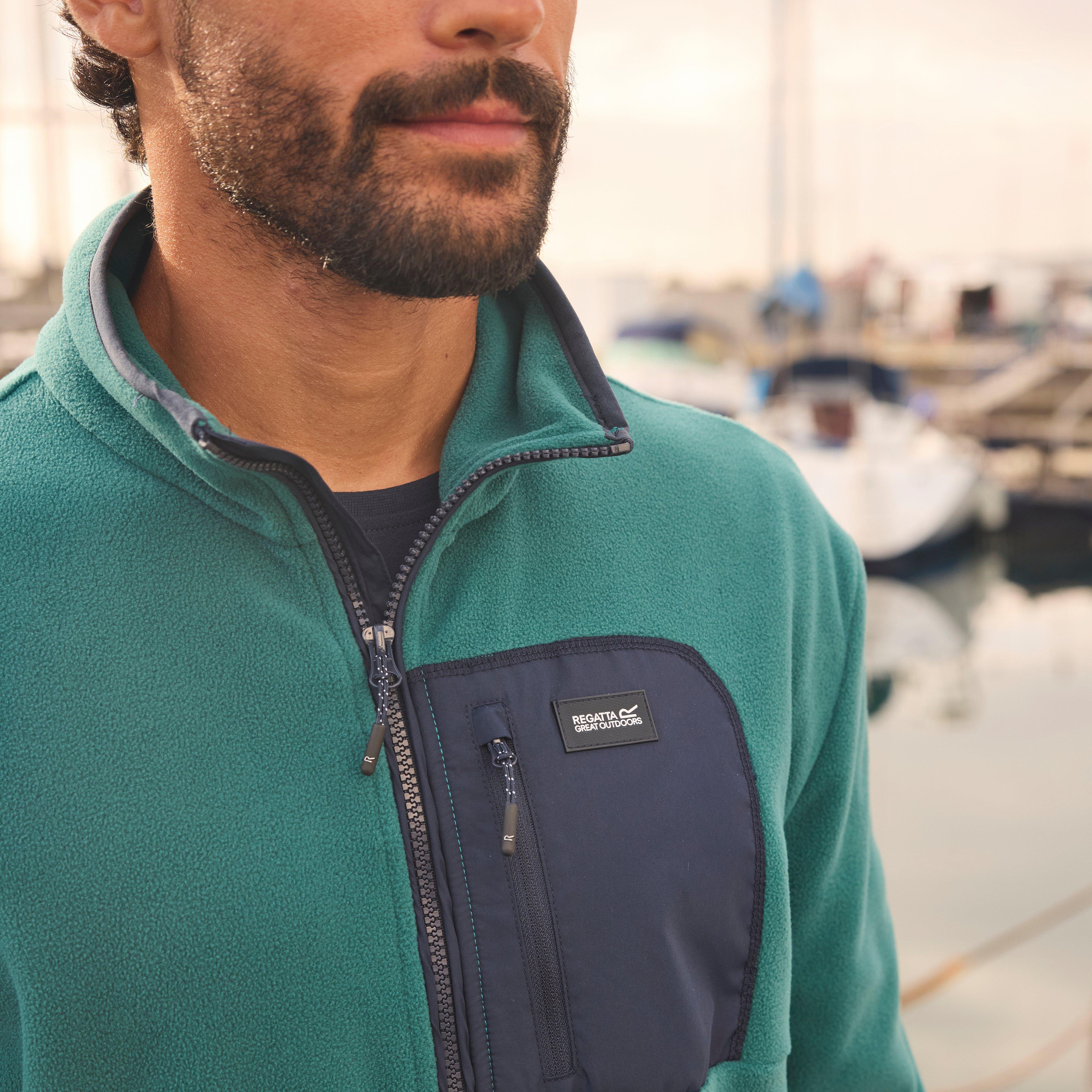 Men's Frankie Half Zip Fleece Green