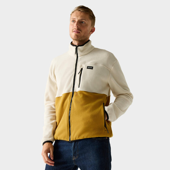 Men’s Frankie Full Zip Borg Fleece Yellow