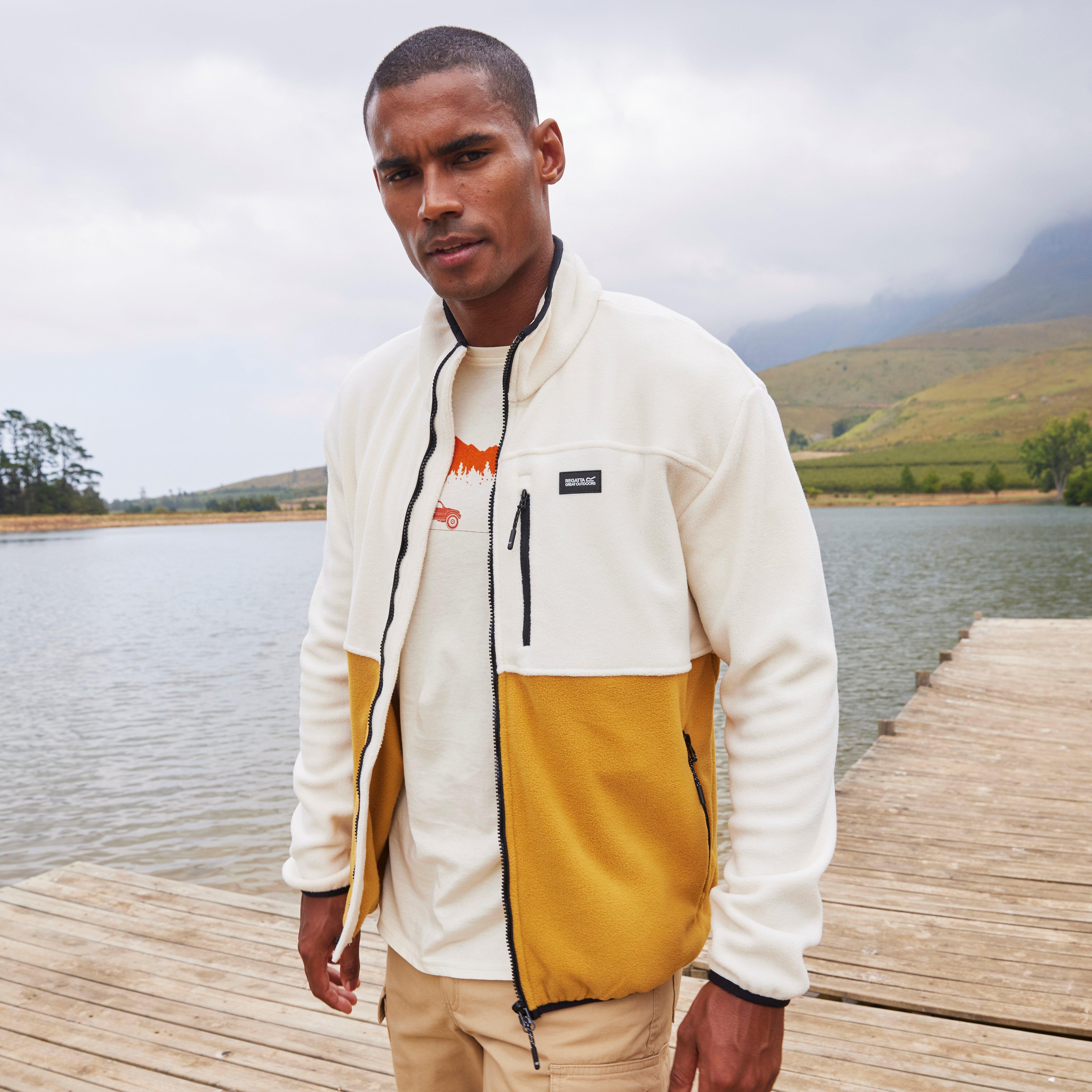 Men’s Frankie Full Zip Borg Fleece Yellow