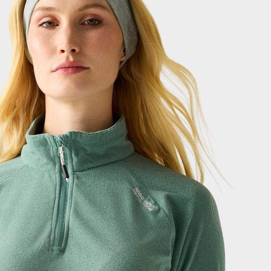 Women’s Montes Half Zip Fleece Green