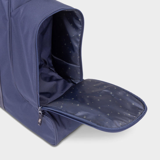 Equestrian Hat, Whip and Boot Bag Navy