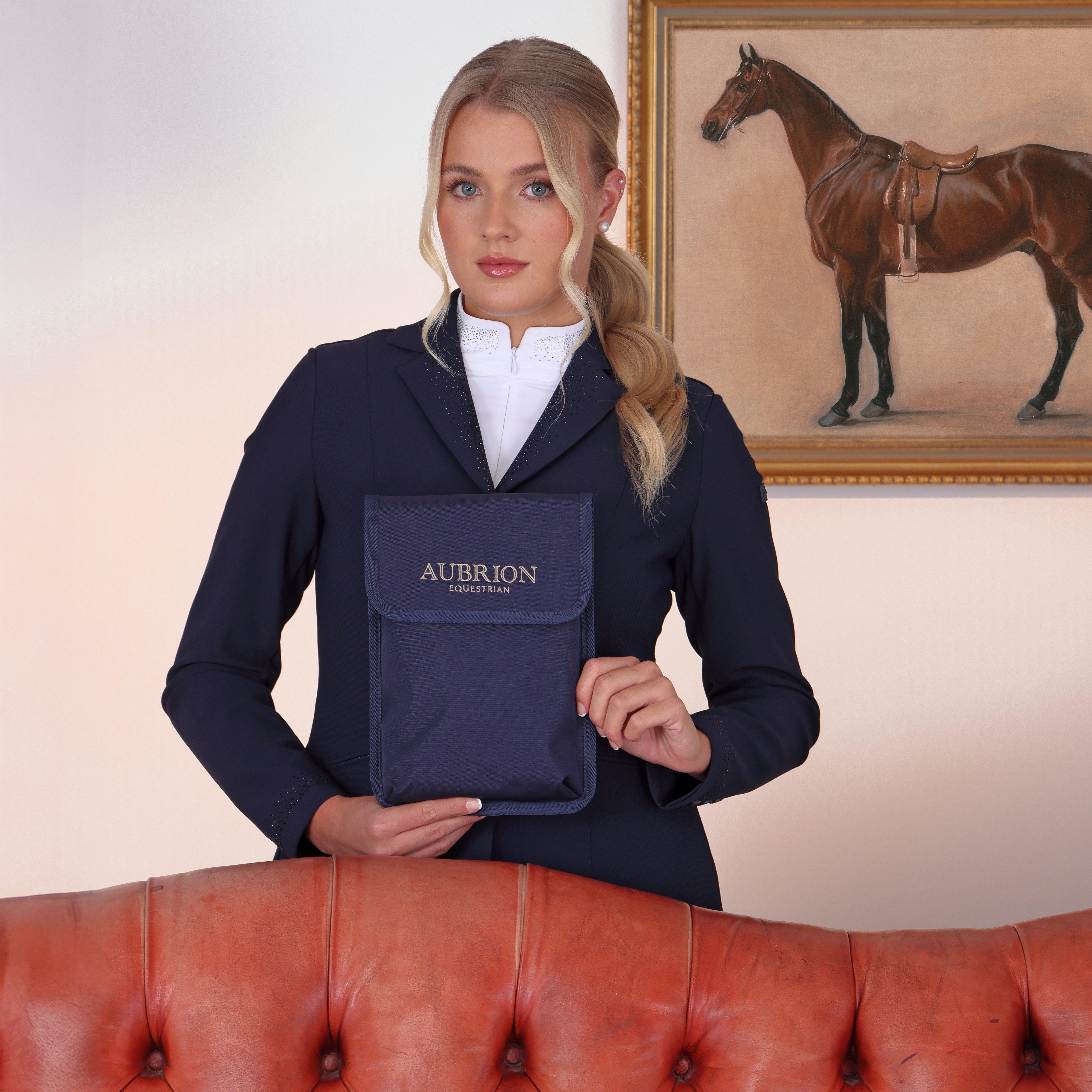 Equestrian Passport Holder Navy