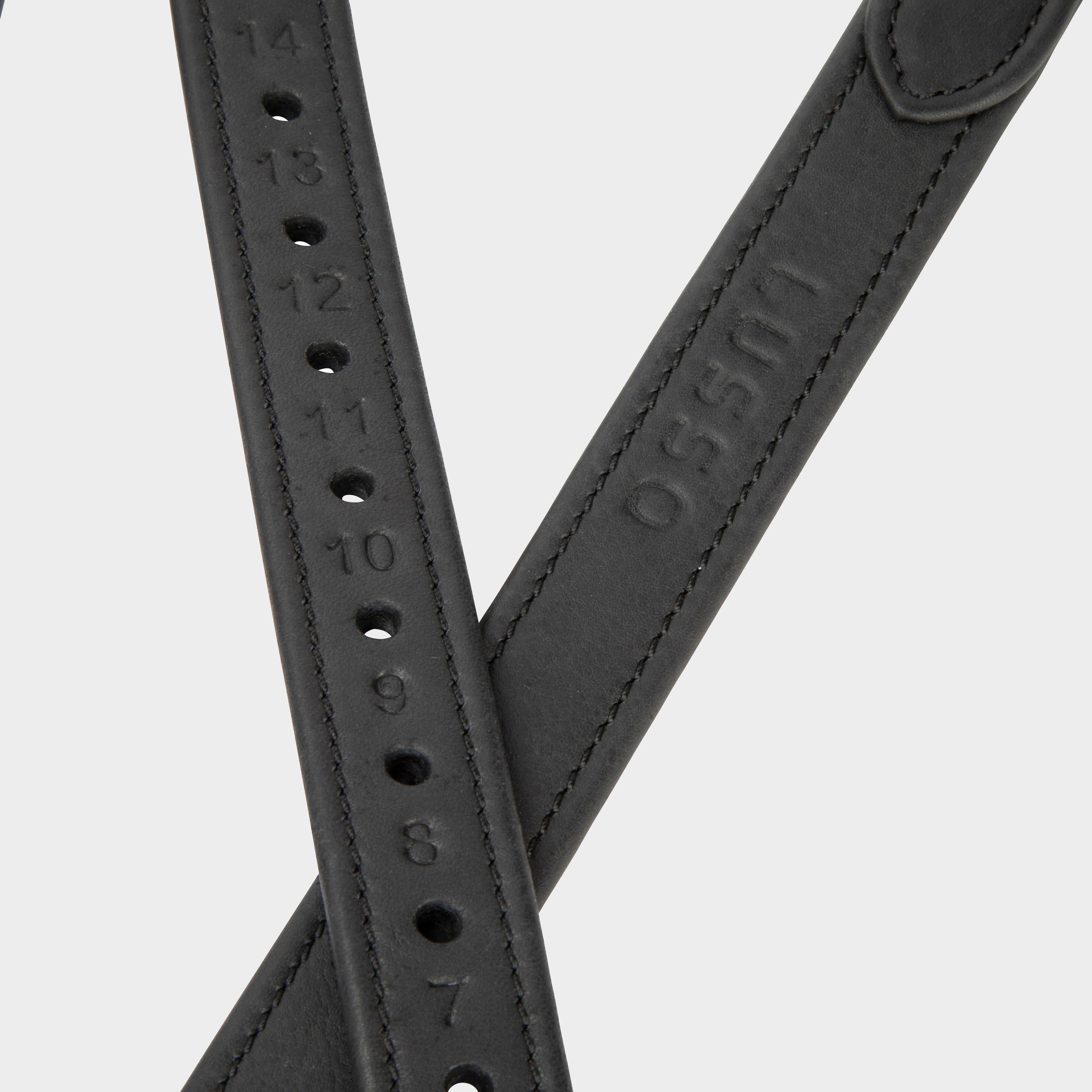 Lusso Wrapped Stirrup Leathers Black