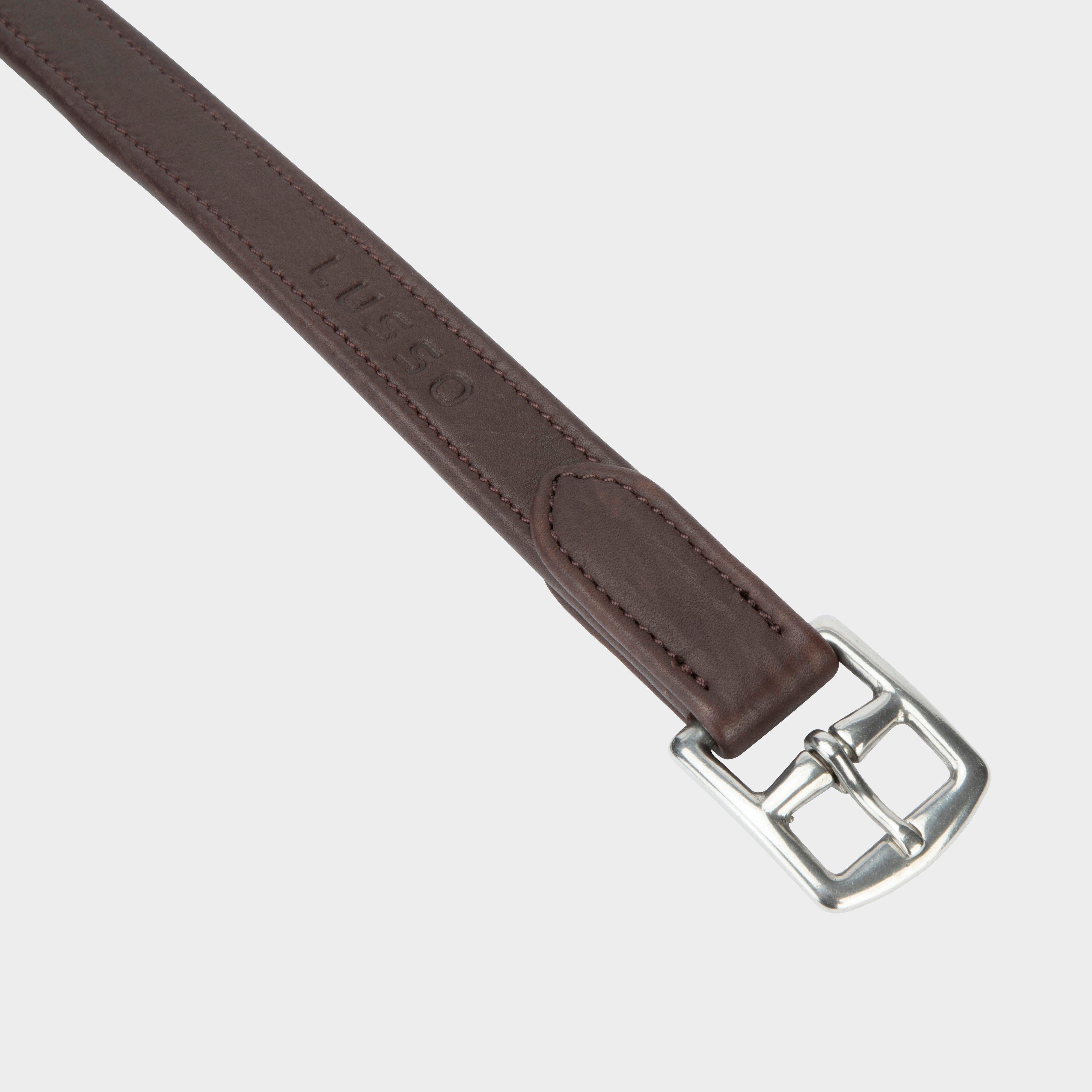 Lusso Wrapped Stirrup Leathers Havana