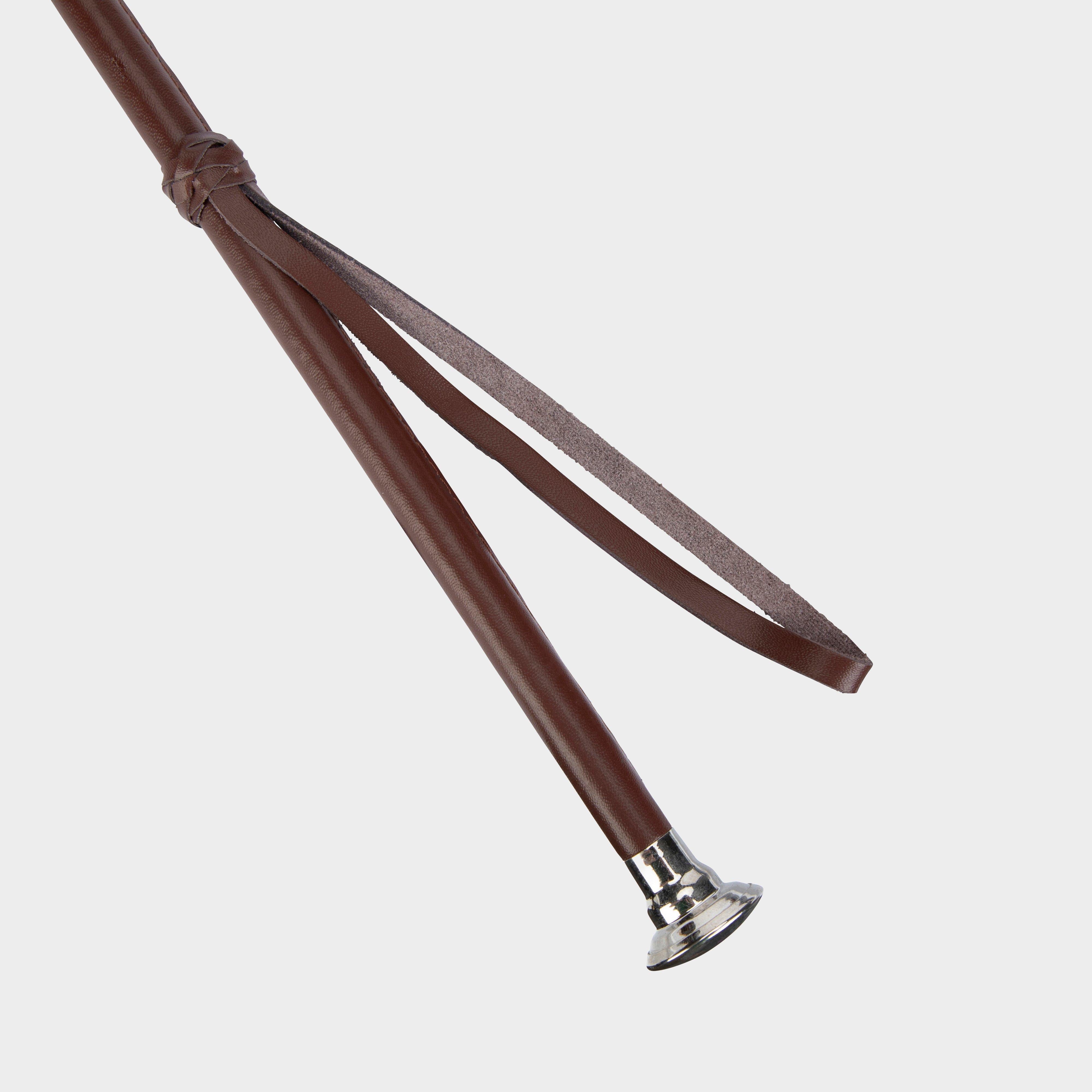 Leather Show Whip | Brown