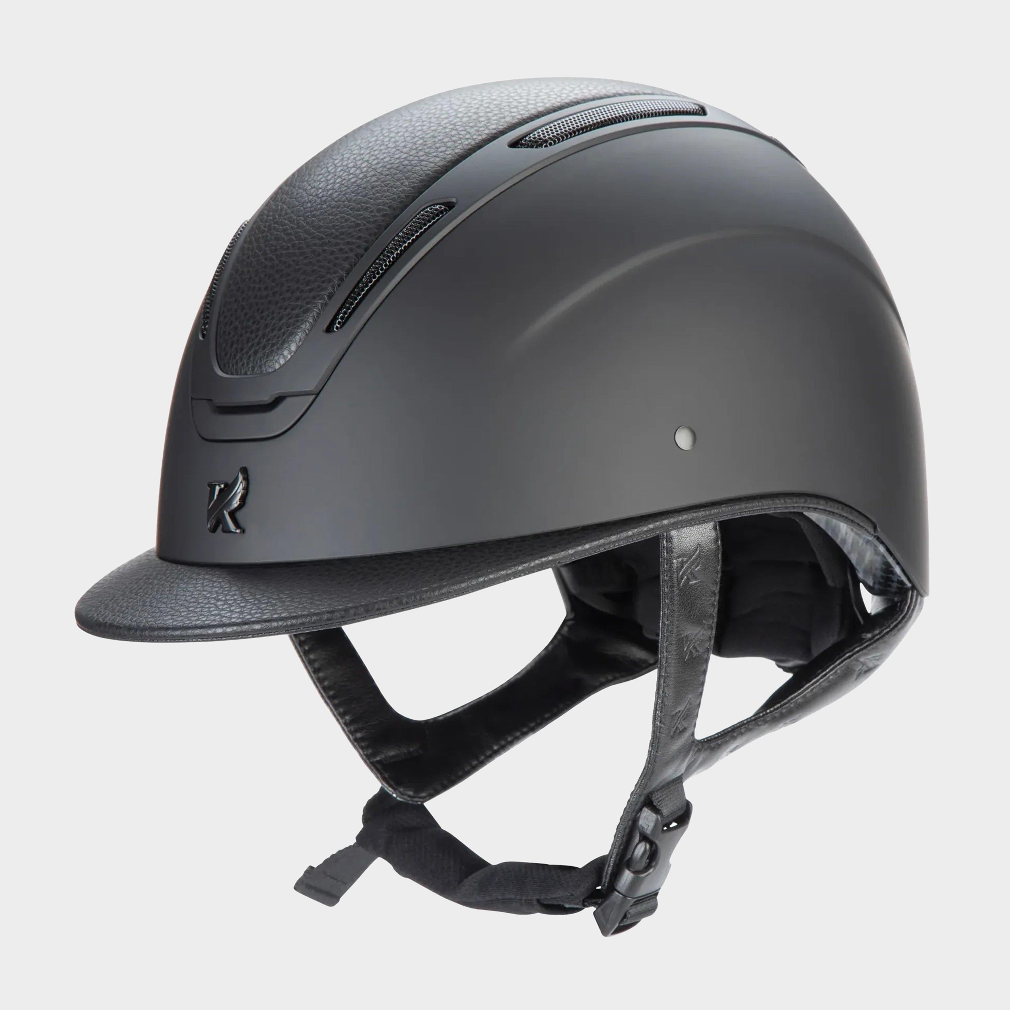 Adult Amity LTHR Riding Hat Black