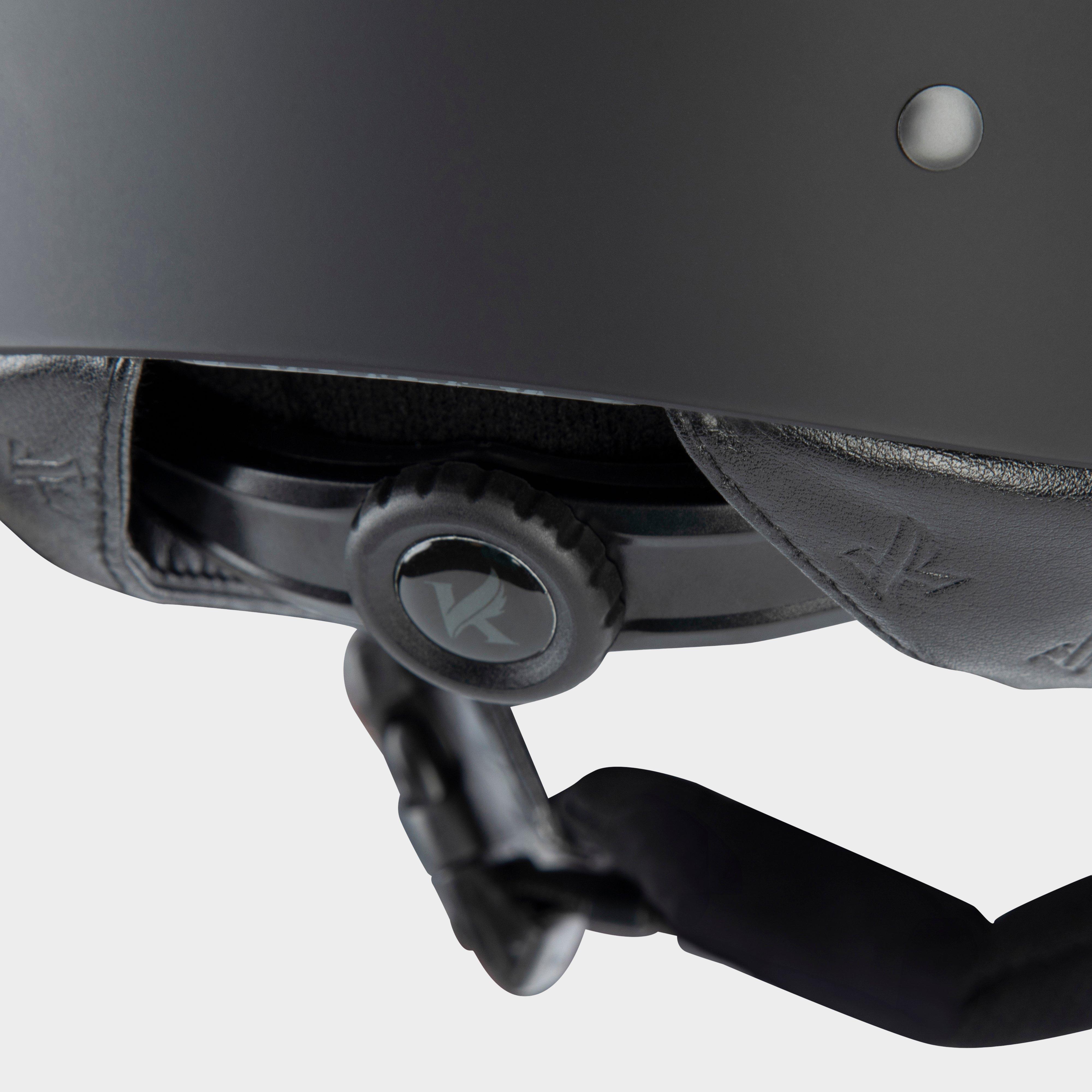 Adult Amity LTHR Riding Hat Black