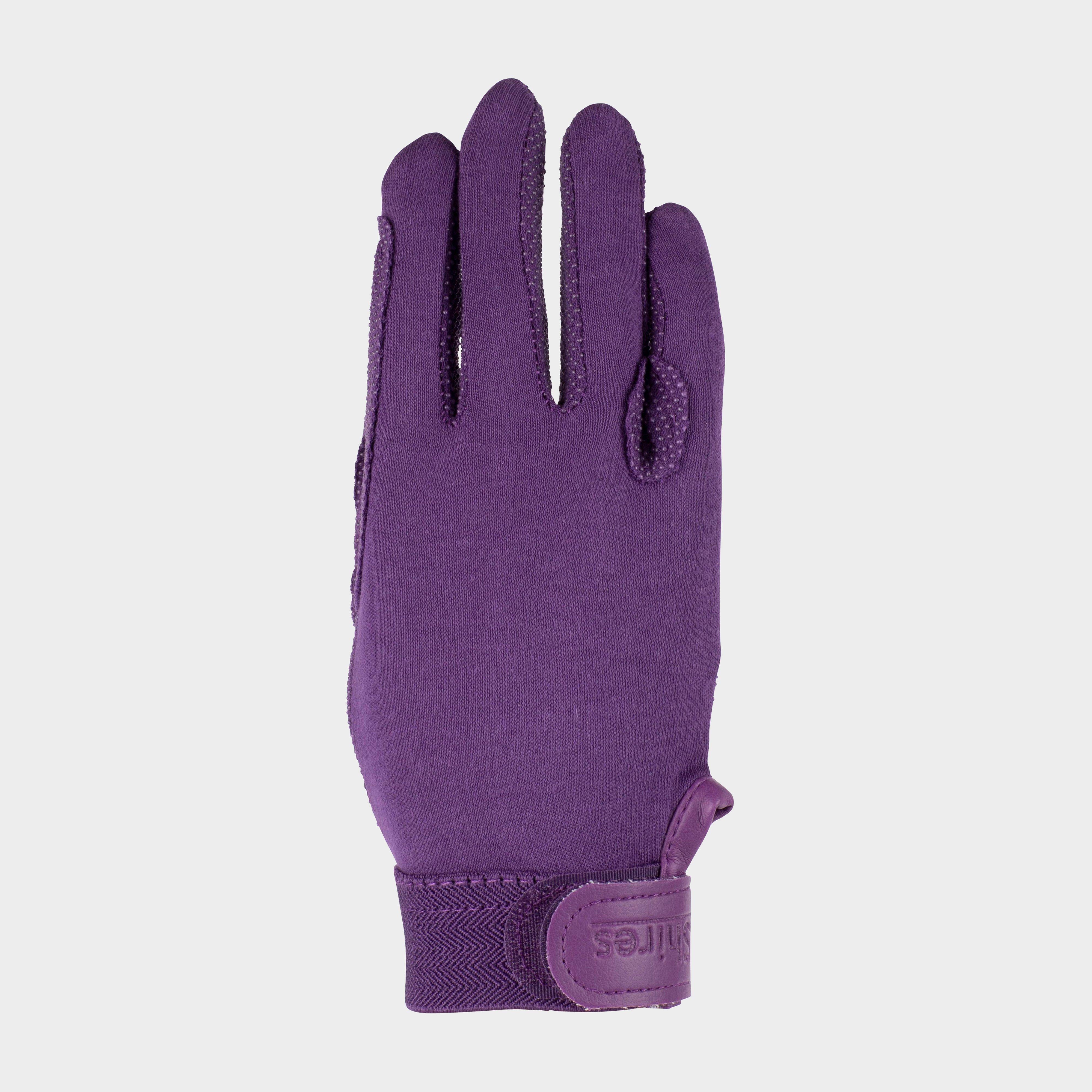 Adults Newbury Riding Gloves Purple