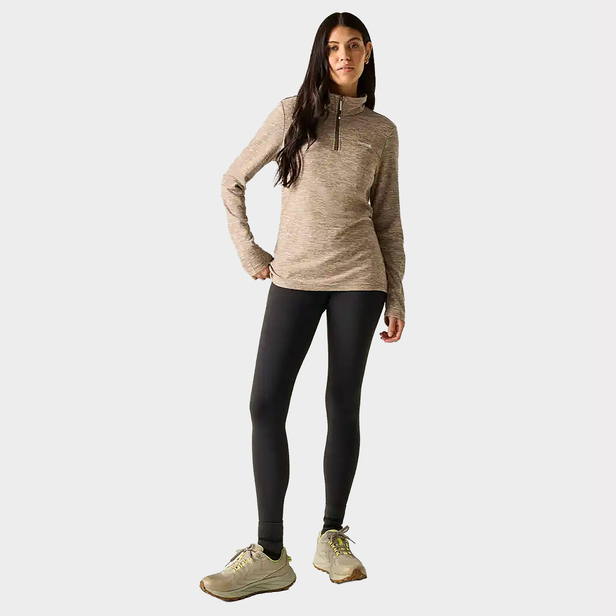 Women's Sweethart Marl Half Zip Fleece