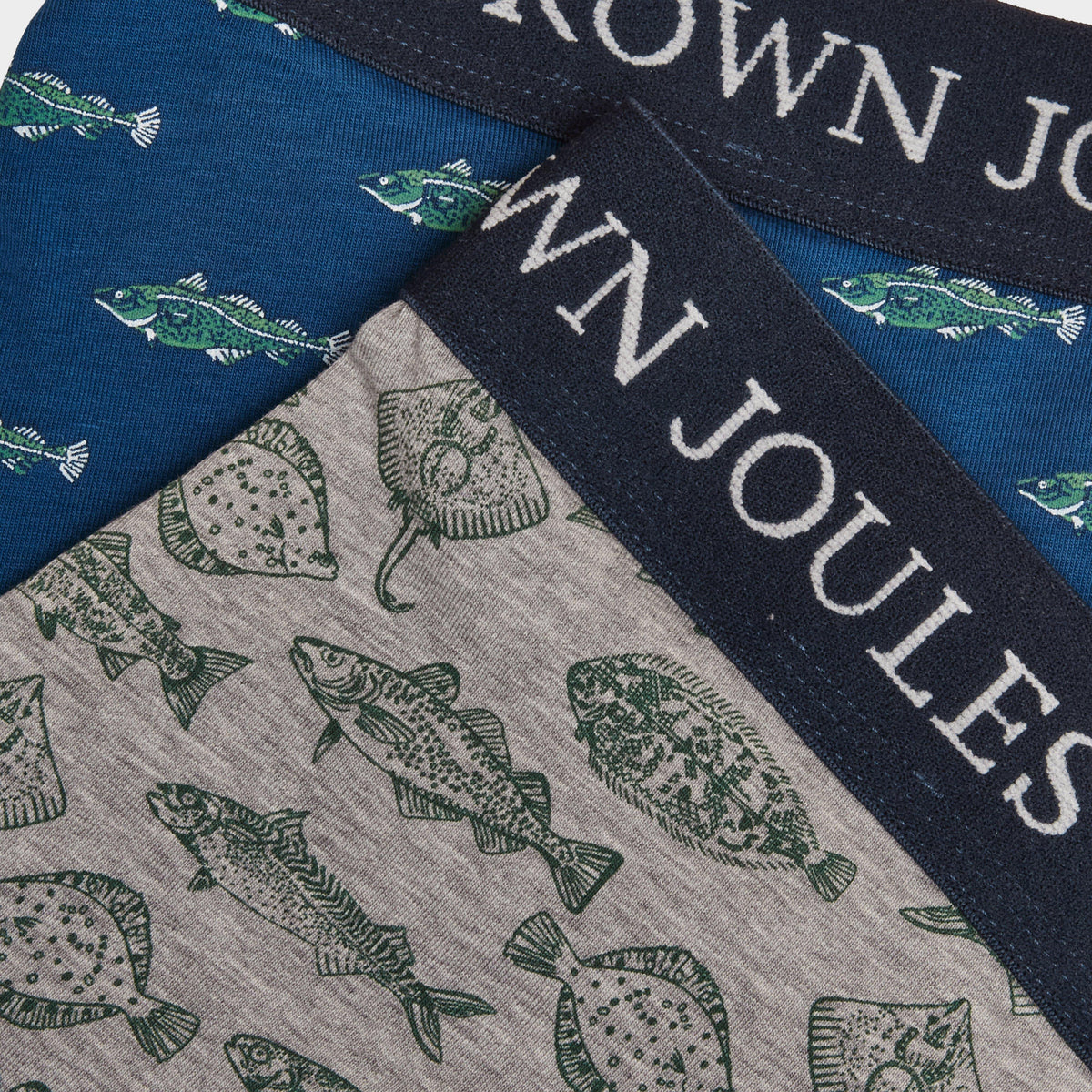 Oh My Cod Cotton Jersey Boxer Shorts 2 Pack