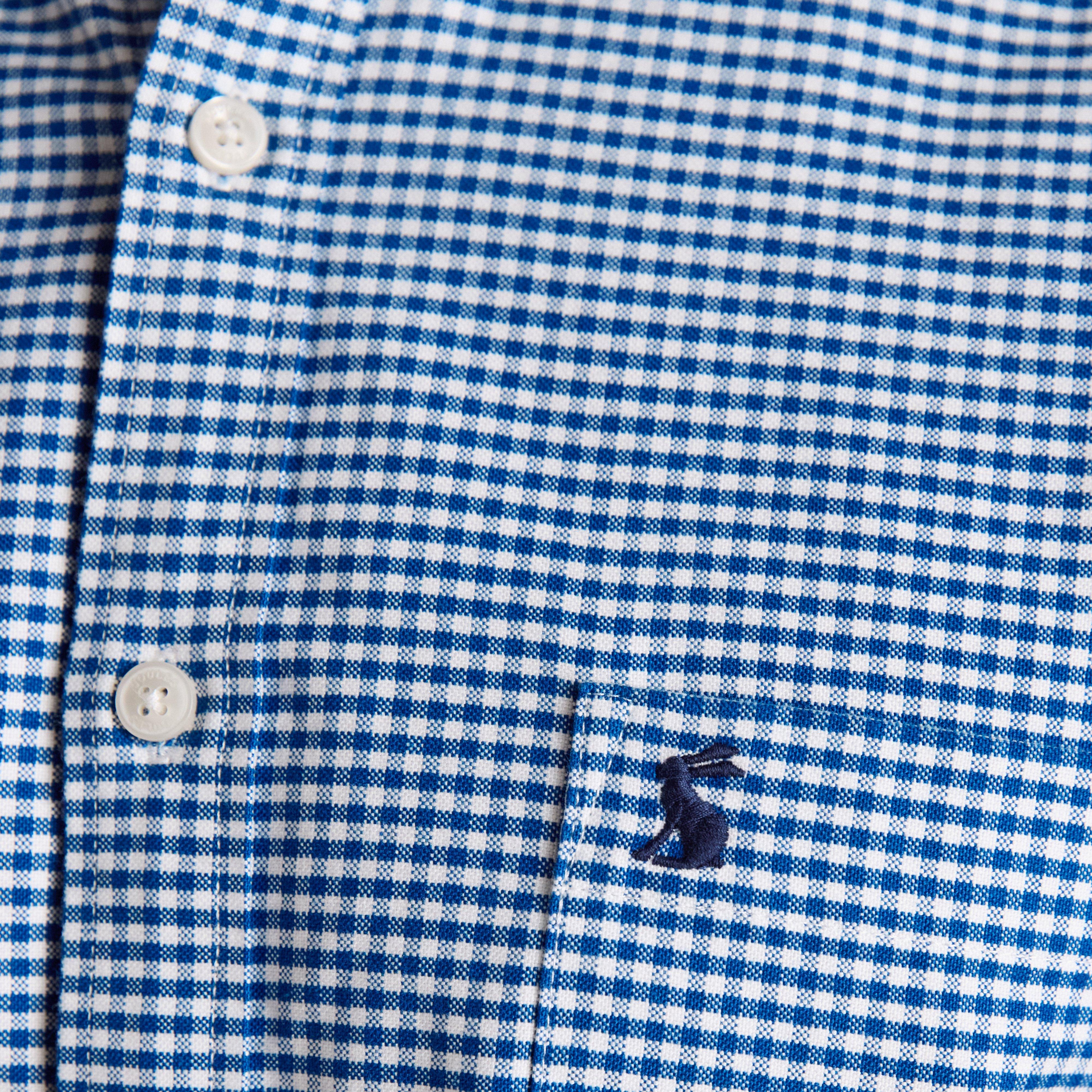 Men's Checked Classic Fit Cotton Oxford Shirt