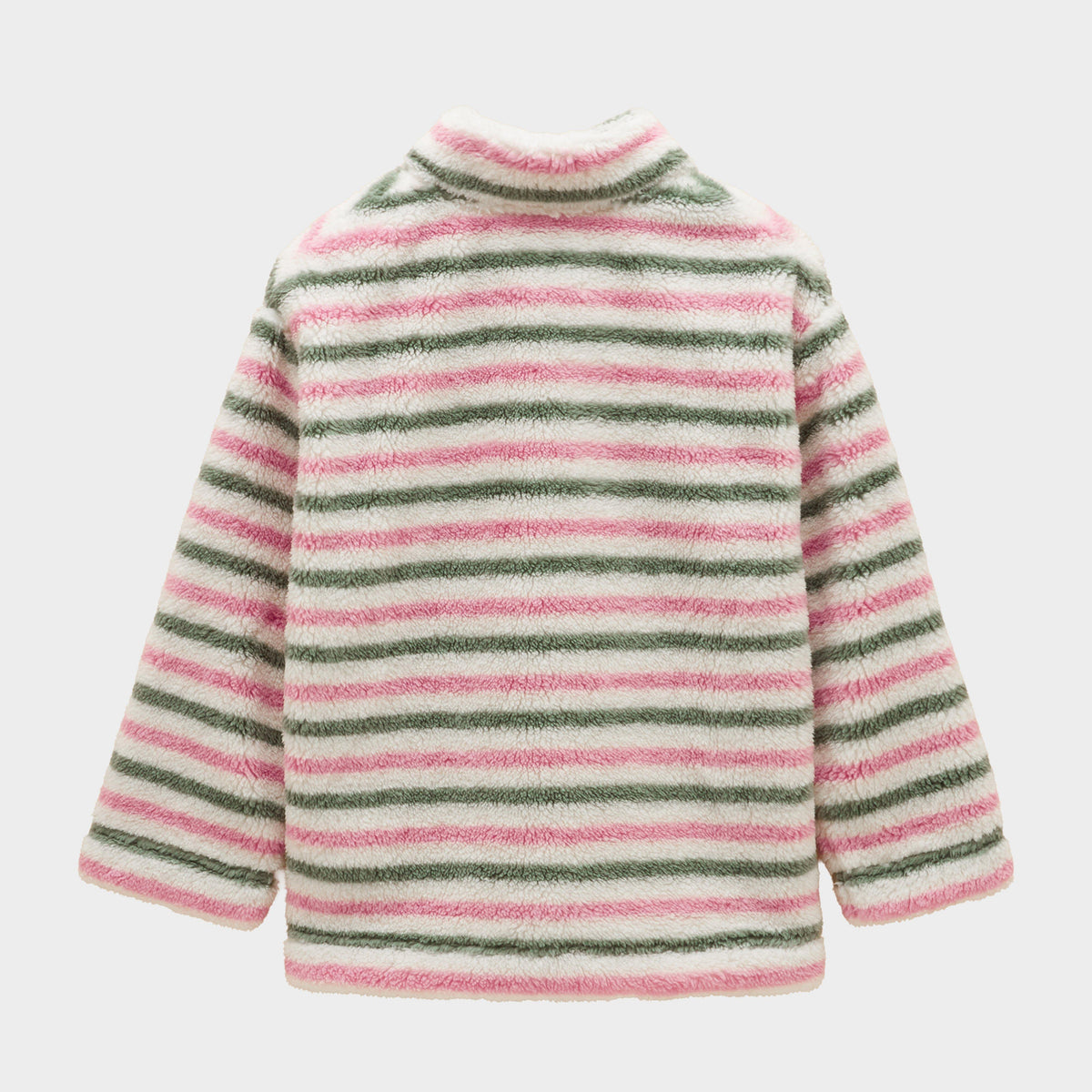 Kids' Woozle Stripe Quarter Zip Fleece
