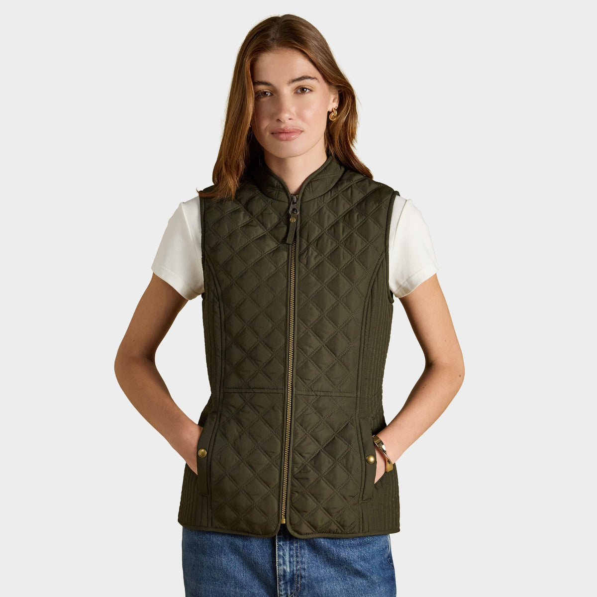 Minx Showerproof Diamond Quilted Gilet