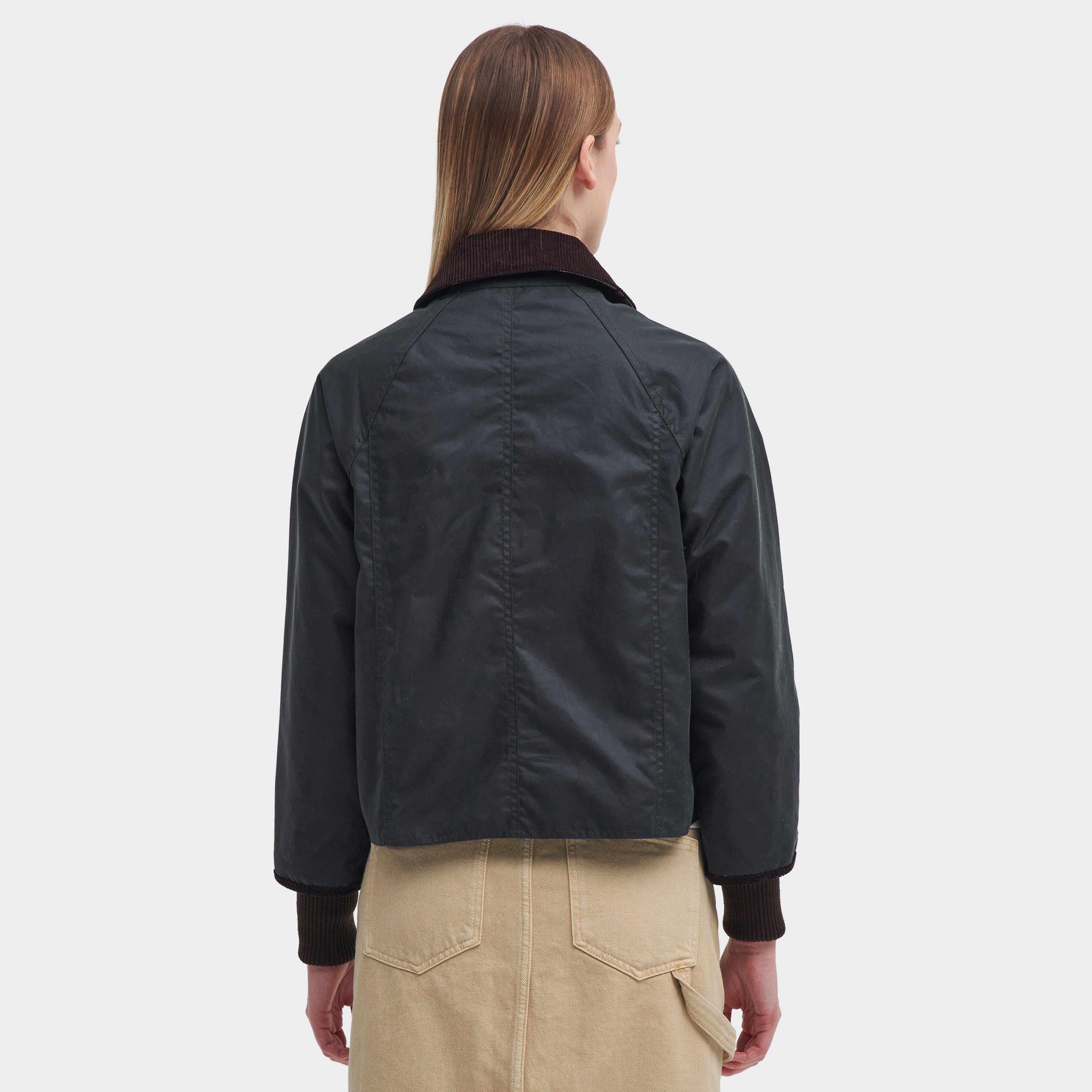 Women's Barbour Cropped Beadnell Waxed Jacket