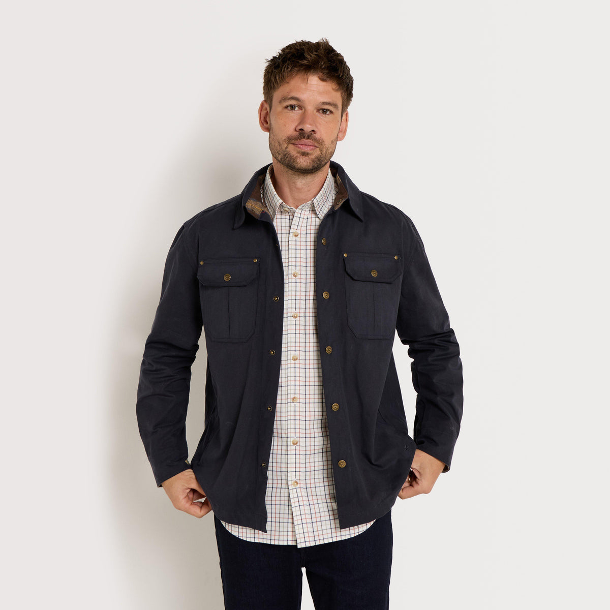 Men's Huntly Waxed Canvas Utility Overshirt