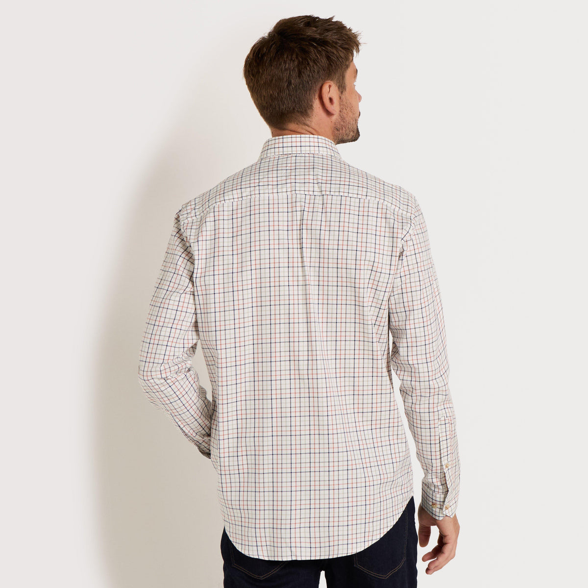 Men's Inverness Cotton Tattersall Shirt