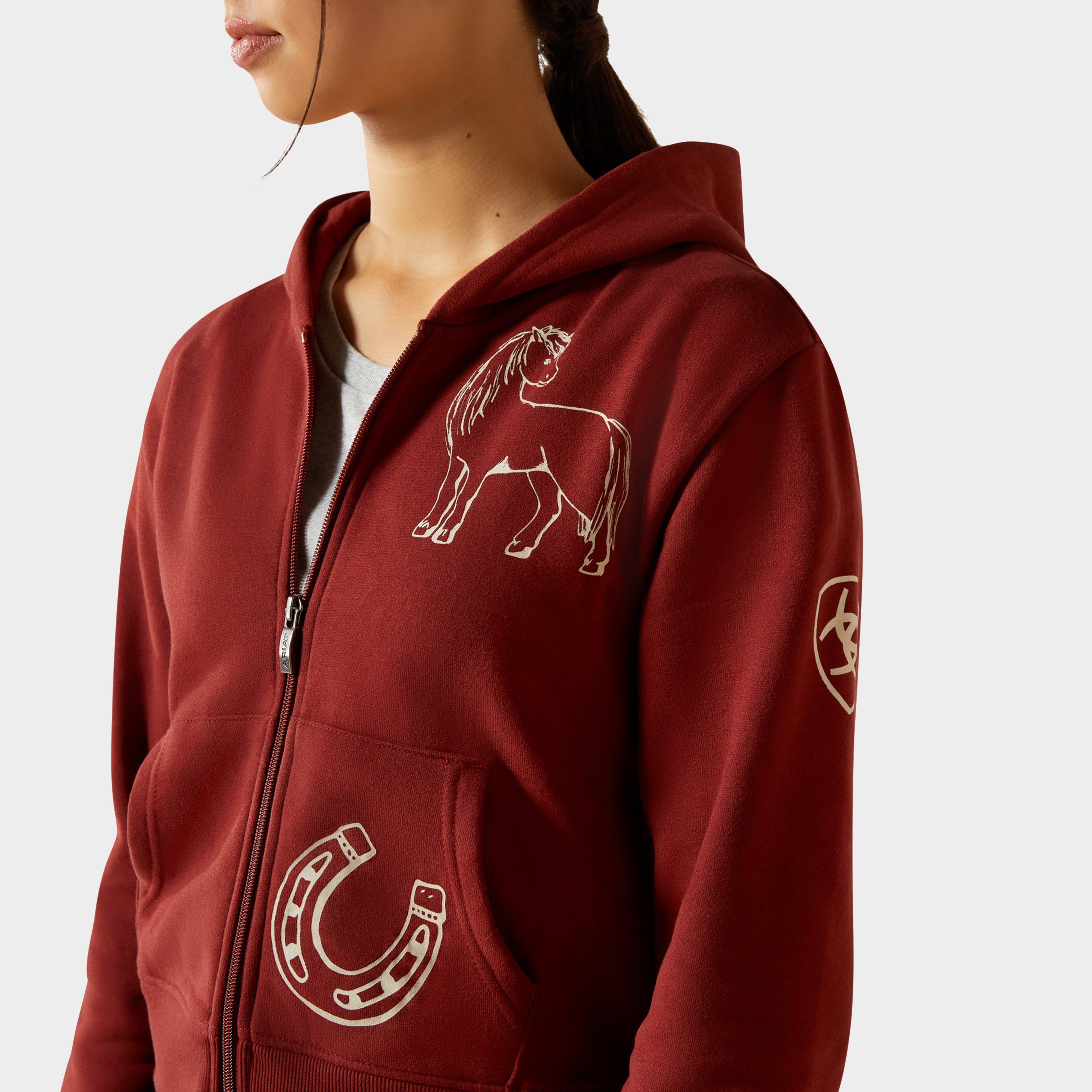 Kids' Spiffy Full Zip Sweatshirt Madder Brown