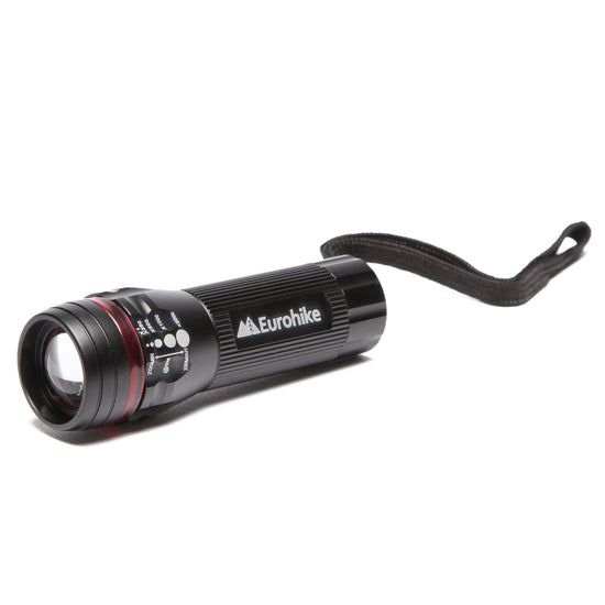 1W Aluminium Focus Torch Black