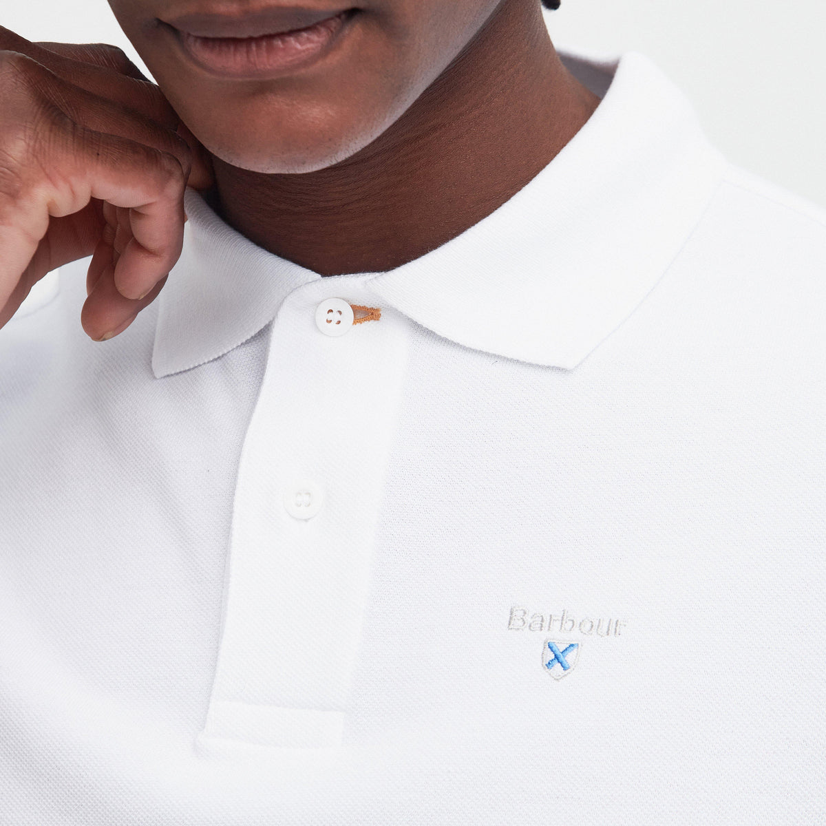 Mens Sports Polo Shirt White