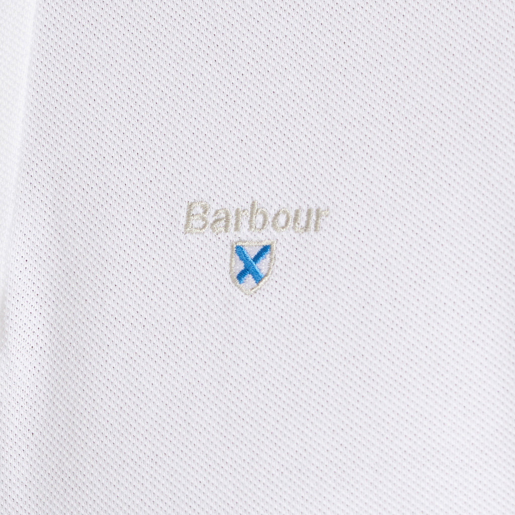 Mens Sports Polo Shirt White