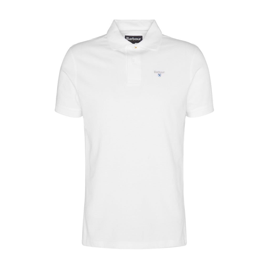 Mens Sports Polo Shirt White