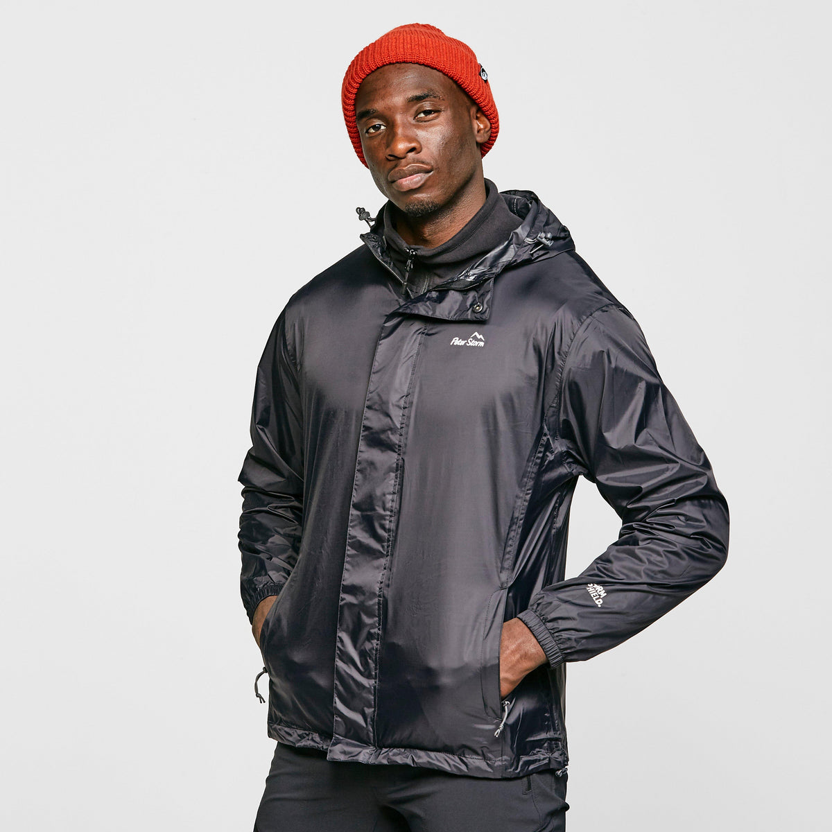 Mens Packable Jacket Black