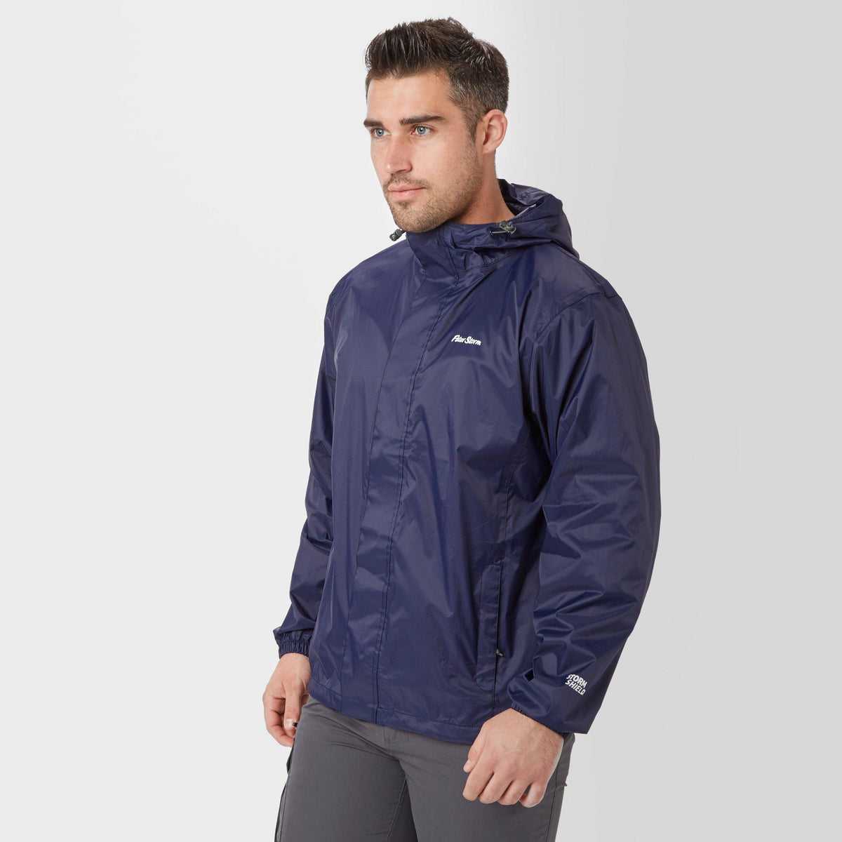 Mens Packable Jacket Navy
