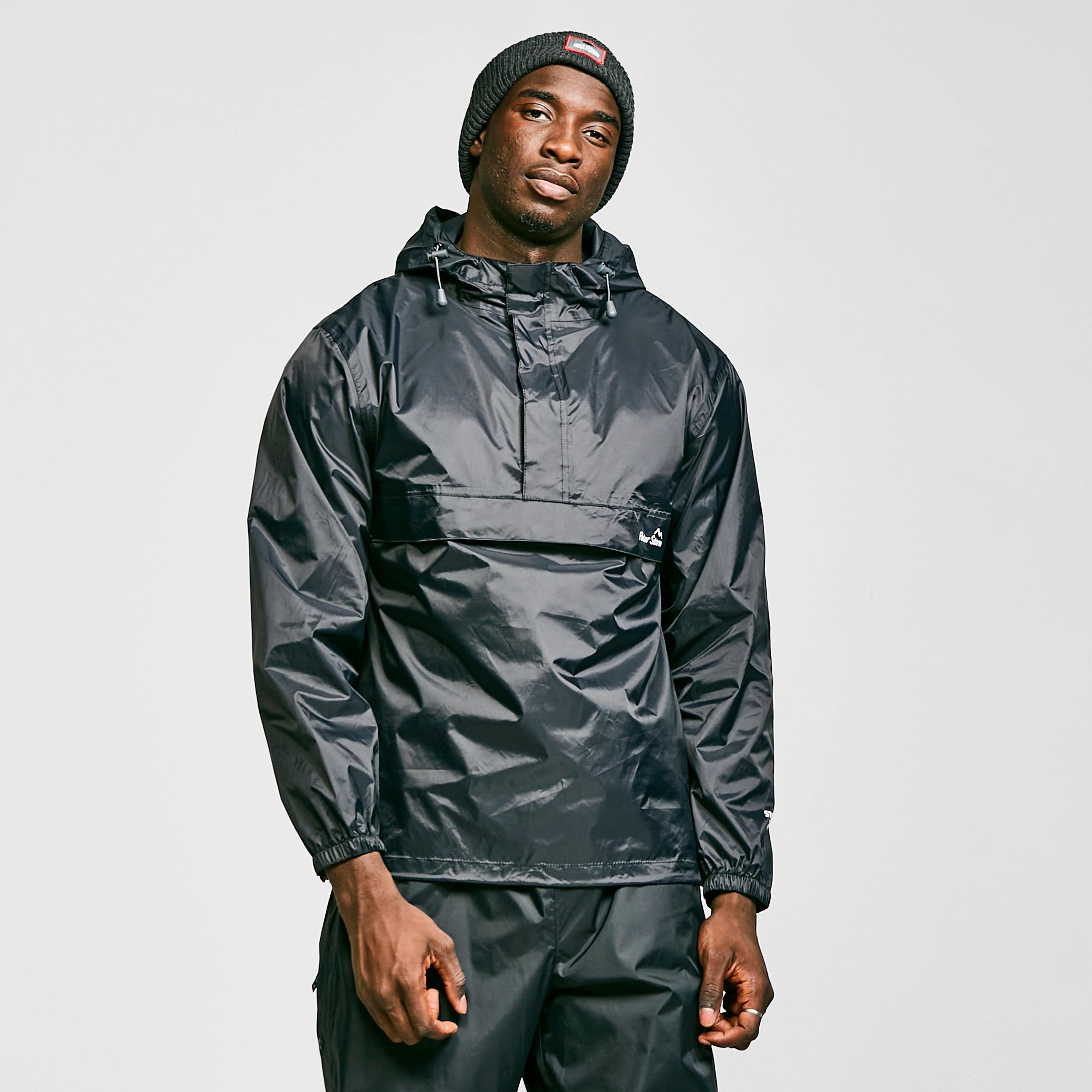 Mens Packable Cagoule Black