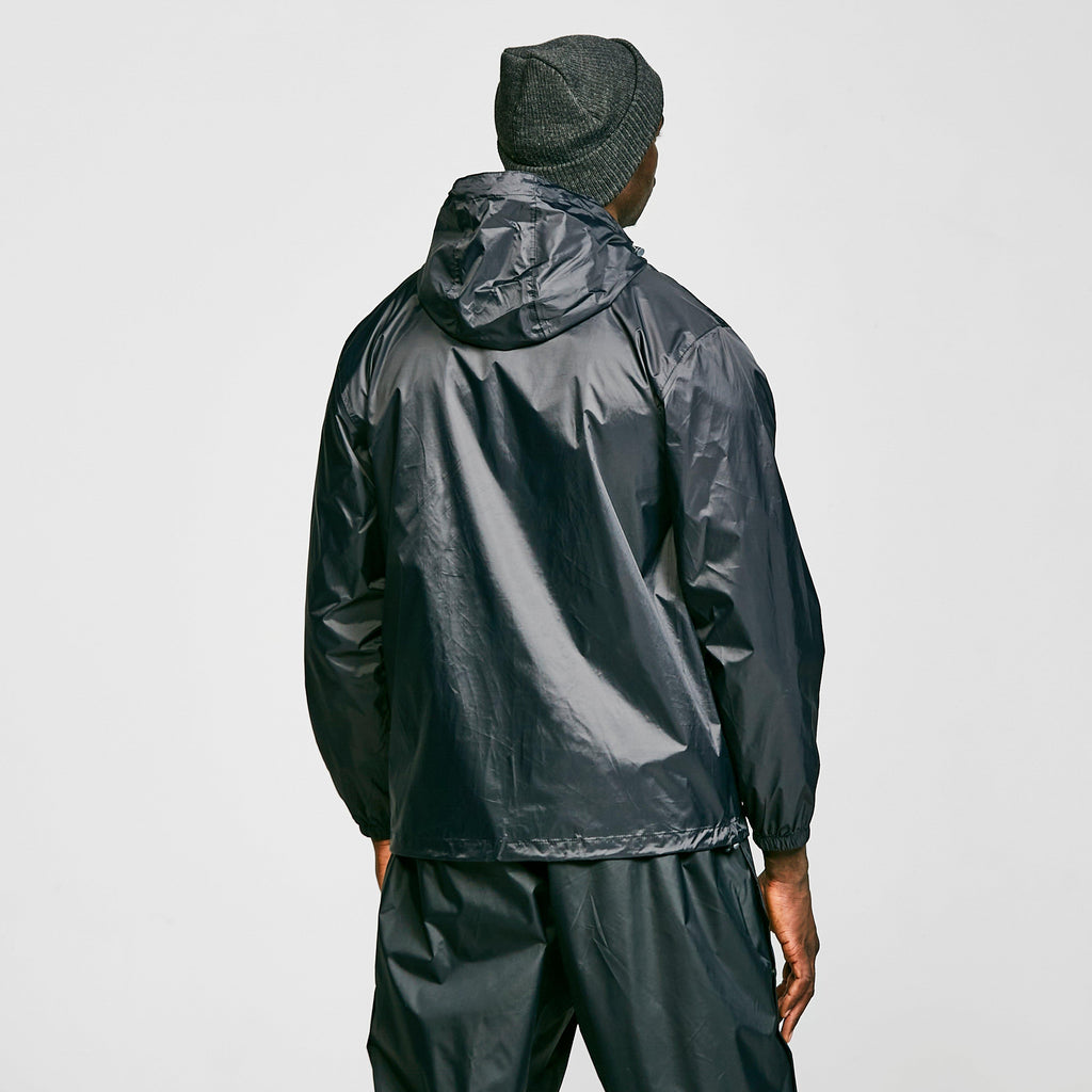 Mens Packable Cagoule Black