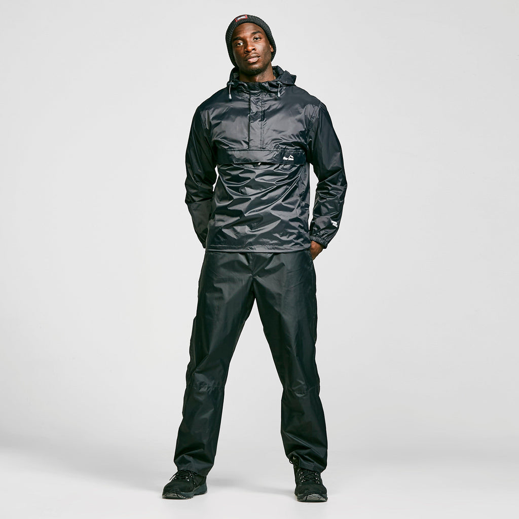 Mens Packable Cagoule Black
