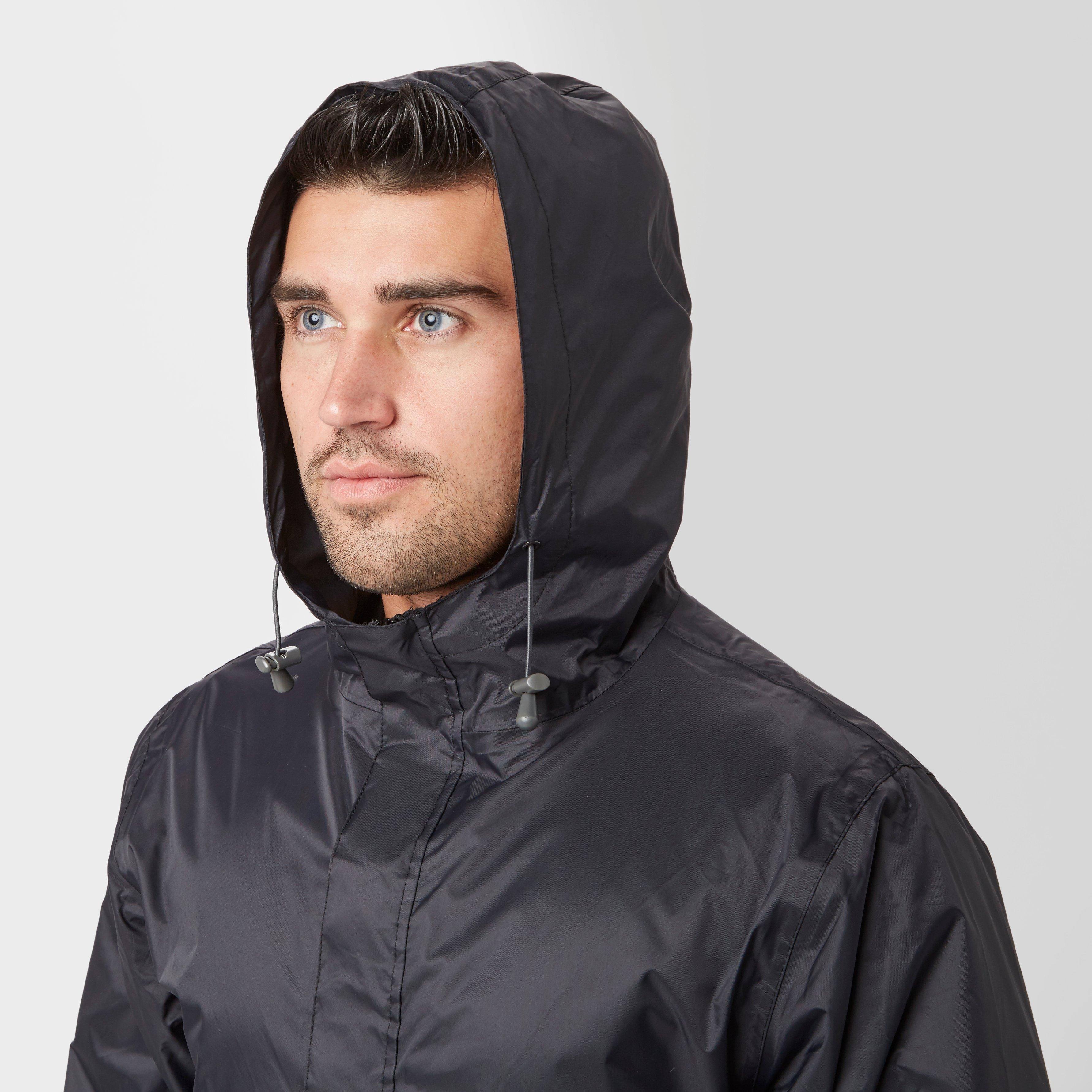 Mens Packable Cagoule Black
