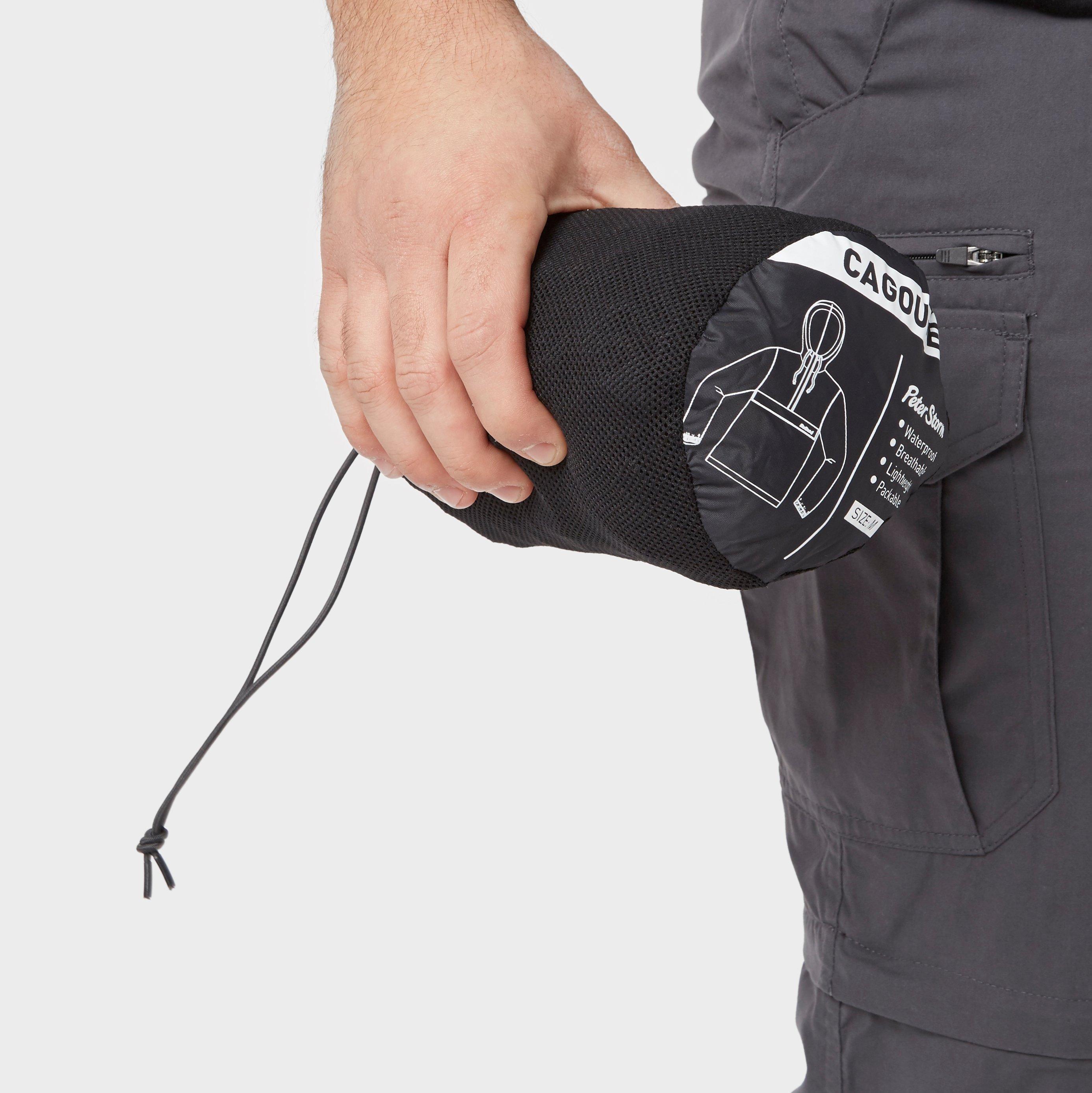 Mens Packable Cagoule Black