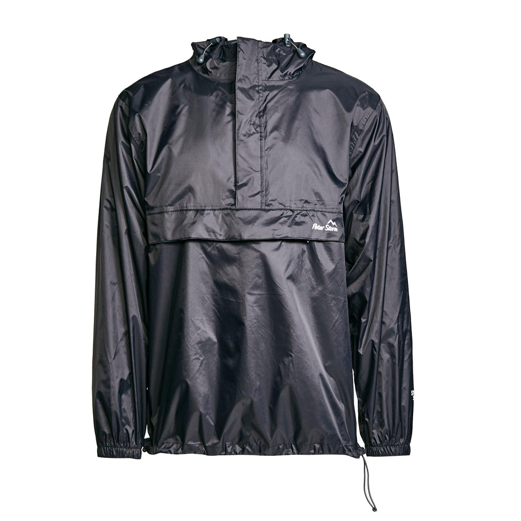 Mens Packable Cagoule Black