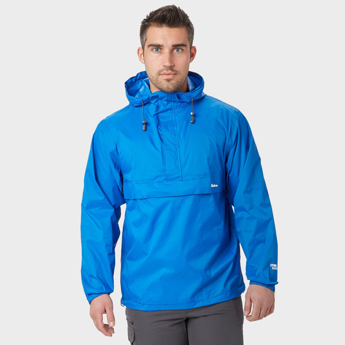 Mens Packable Cagoule Blue