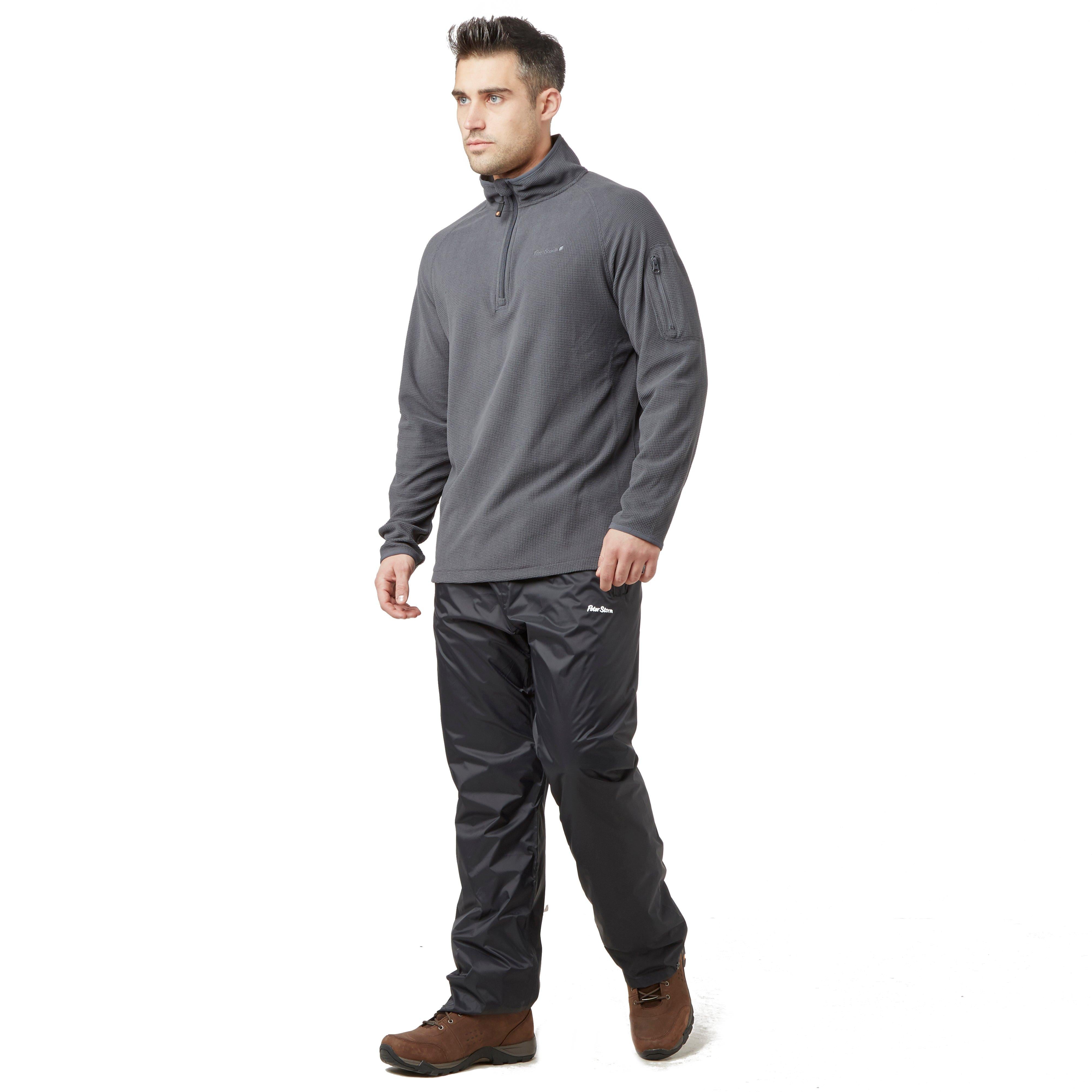 Mens Waterproof Packable Pants Black