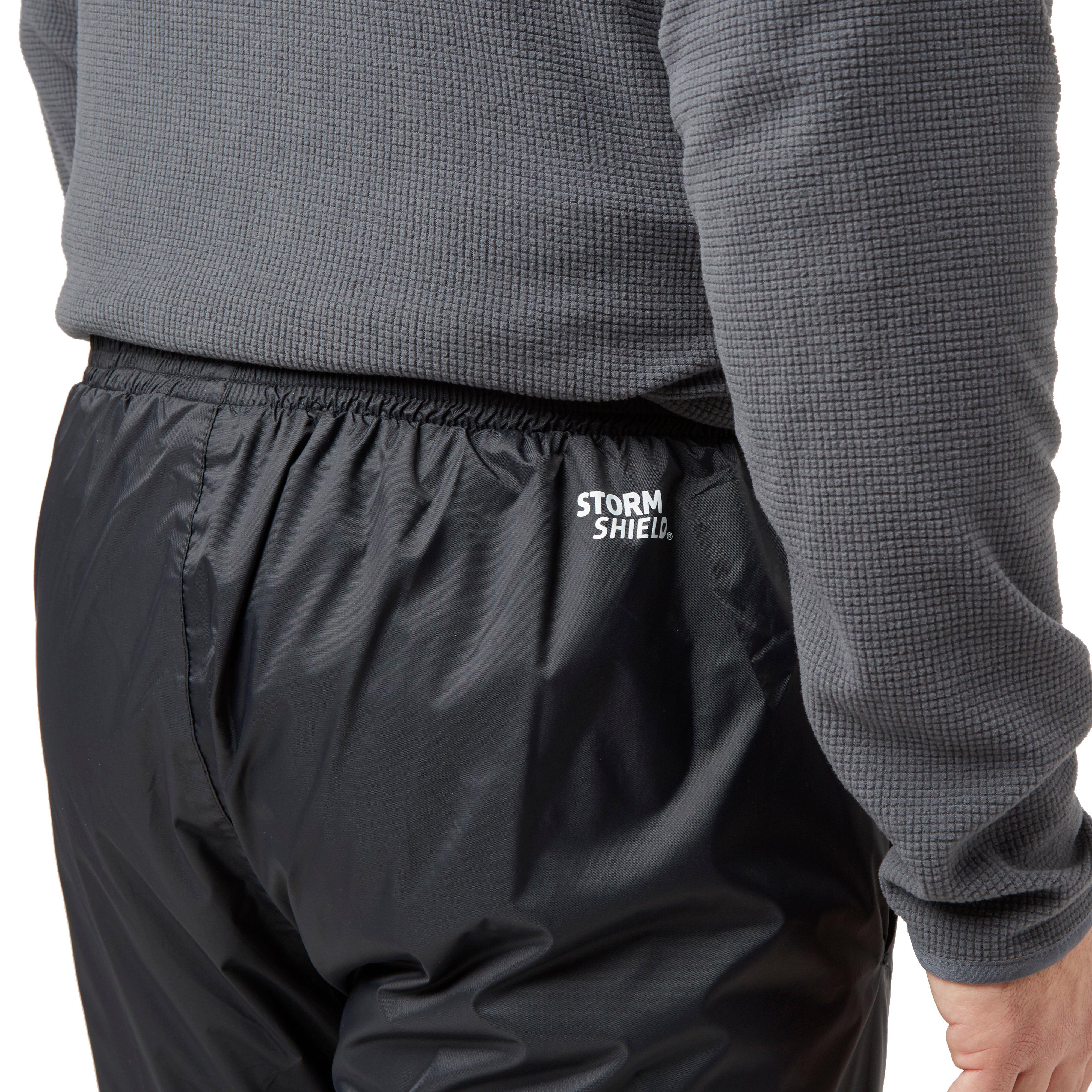 Mens Waterproof Packable Pants Black