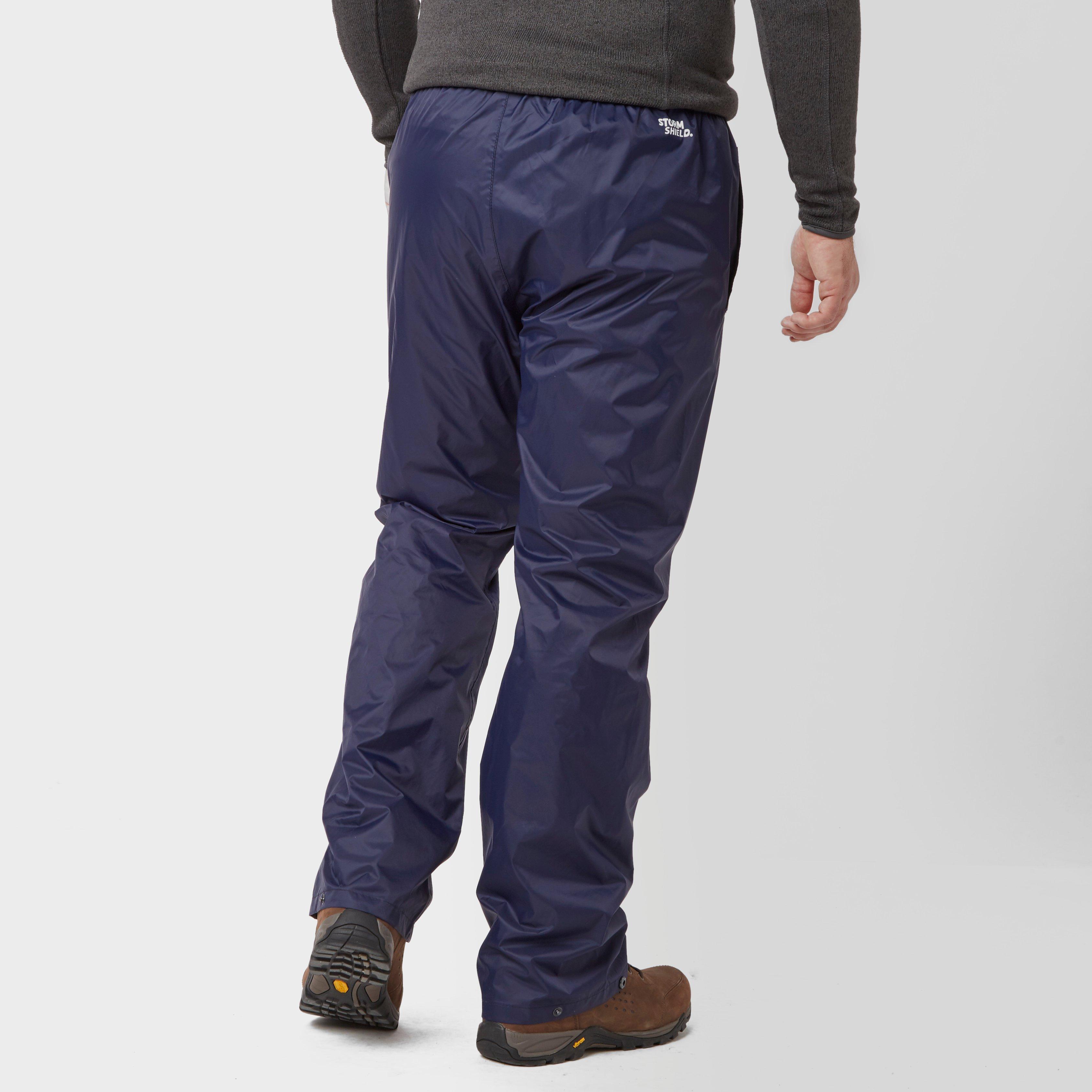 Mens Waterproof Packable Pants Navy