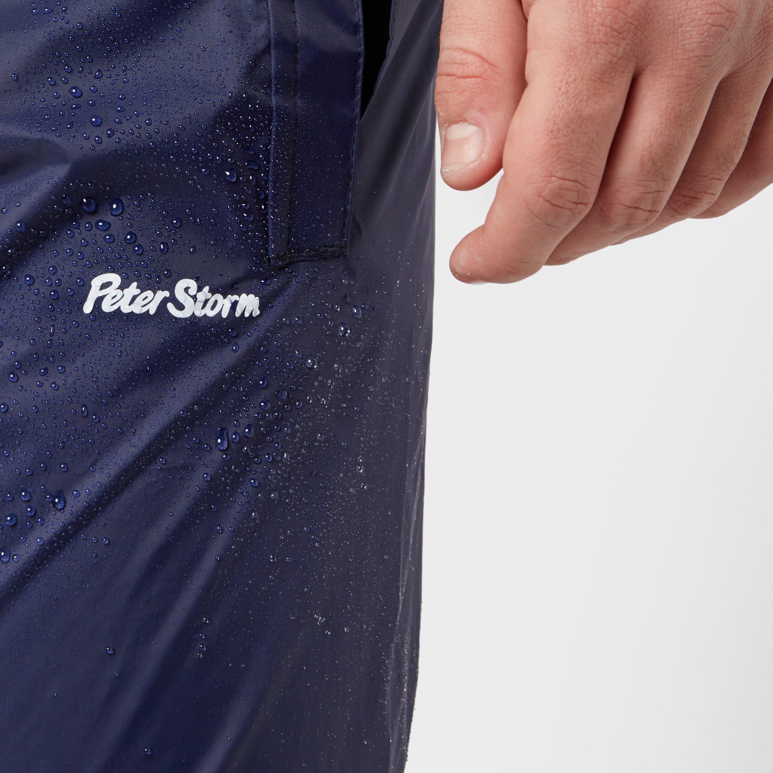 Mens Waterproof Packable Pants Navy