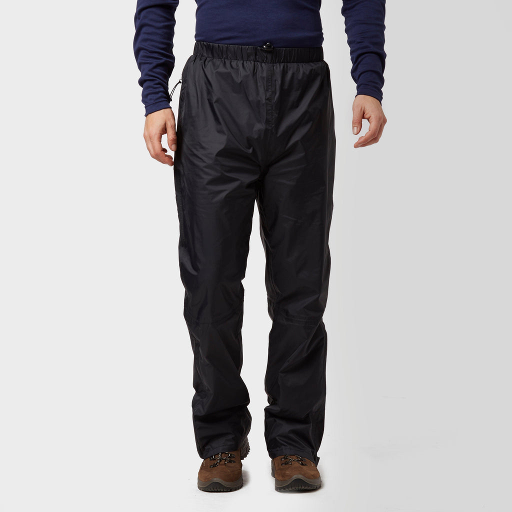 Mens Waterproof Overtrousers Black