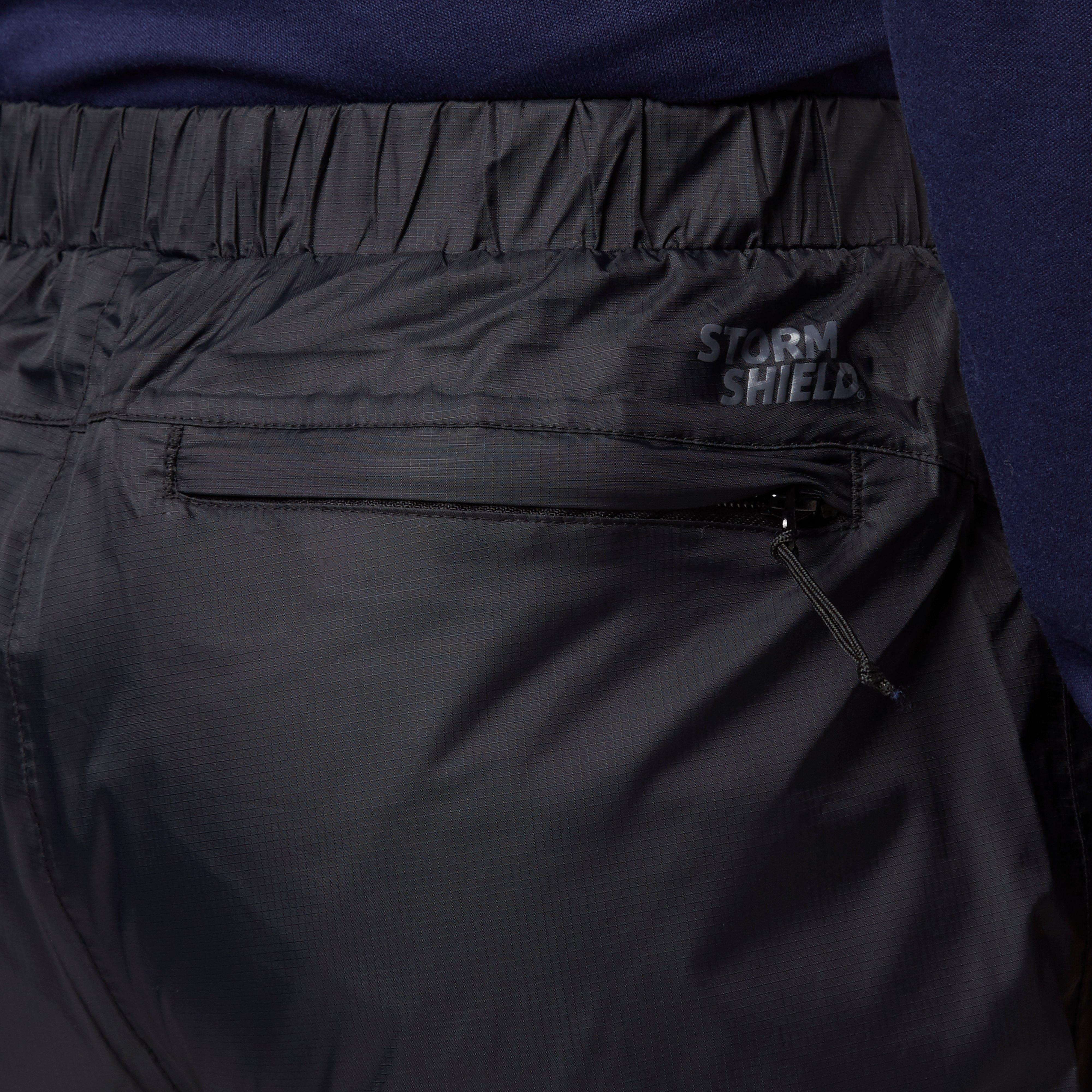 Mens Waterproof Overtrousers Black
