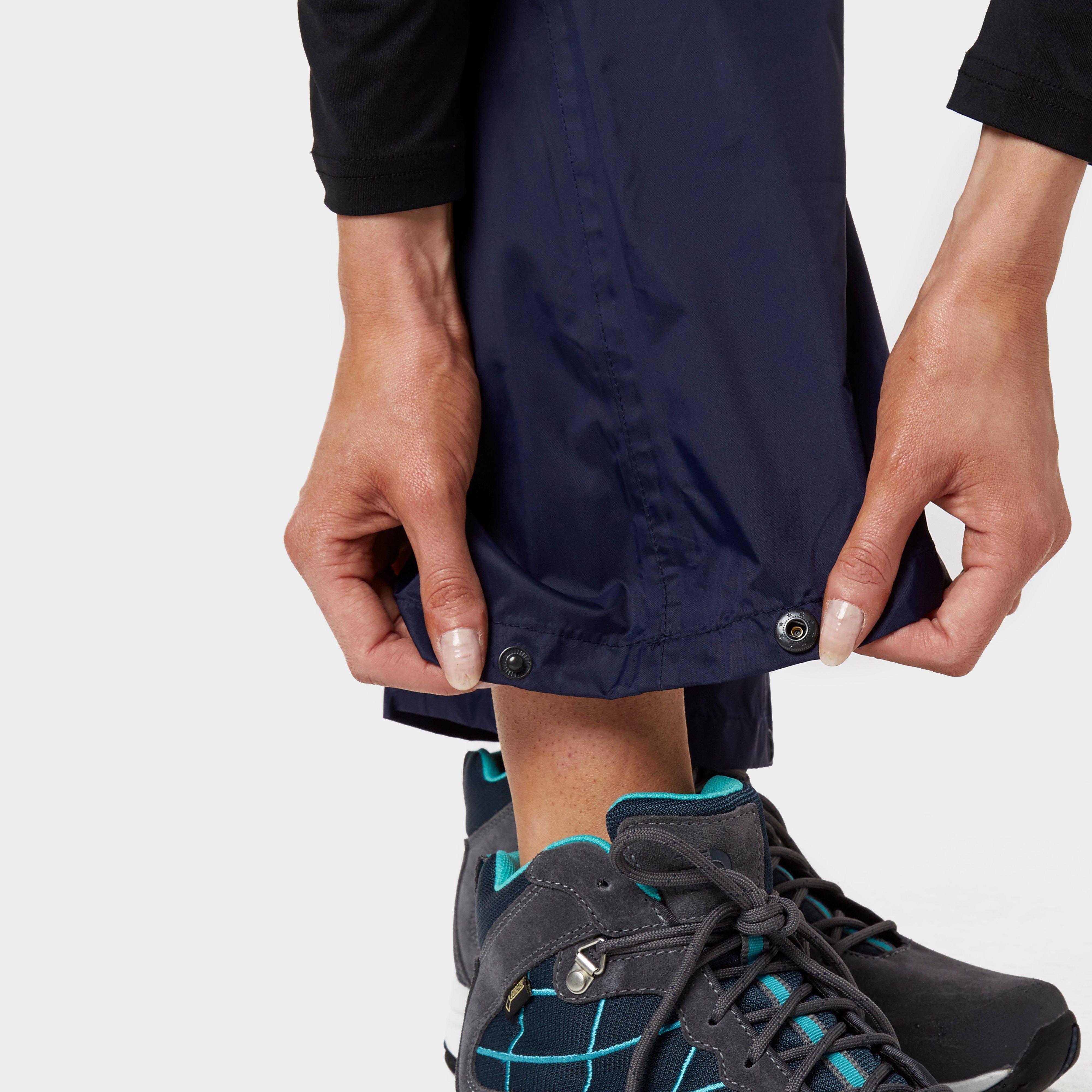 Womens Packable Waterproof Pants Navy
