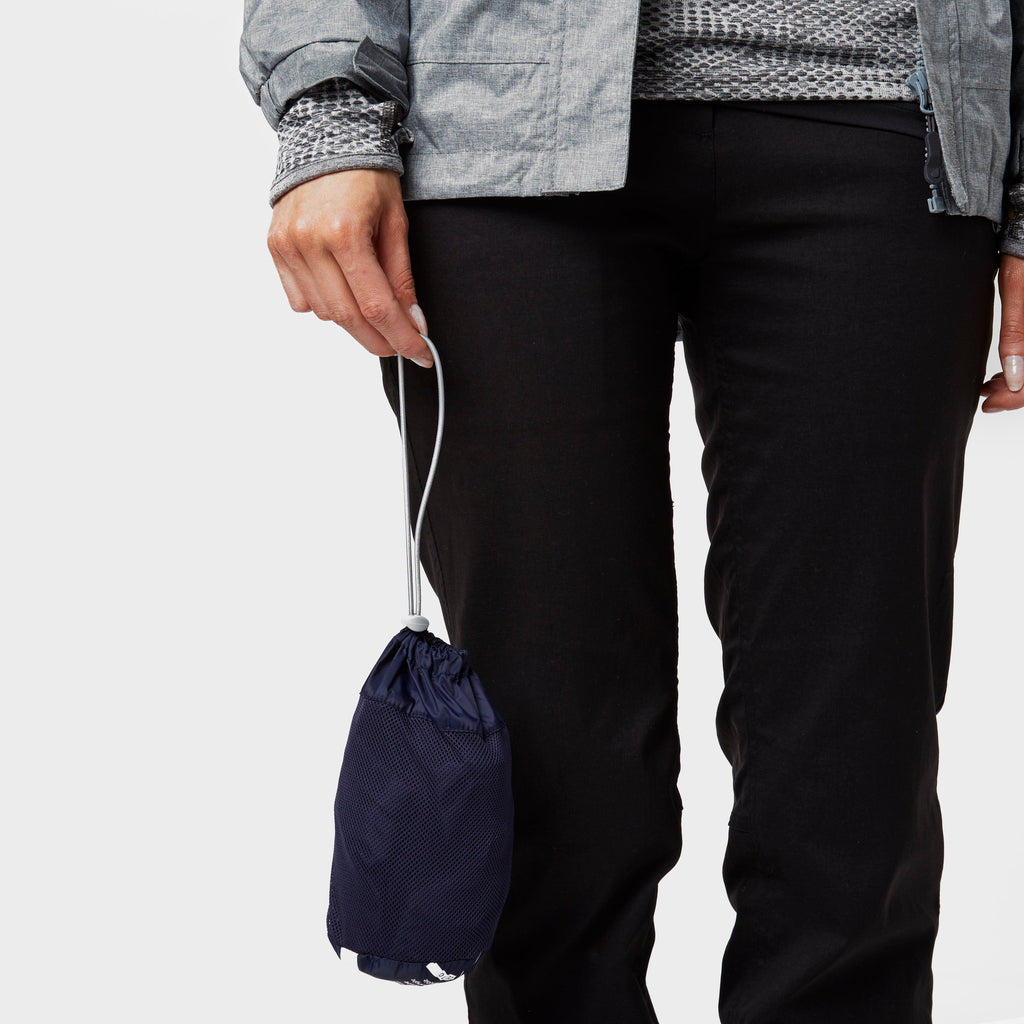 Womens Packable Waterproof Pants Navy
