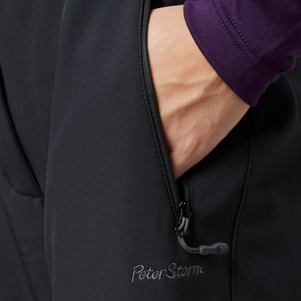 Womens Softshell Trousers Black