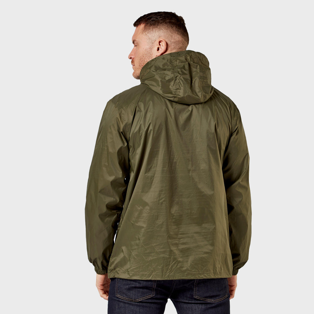Mens Packable Cagoule Khaki