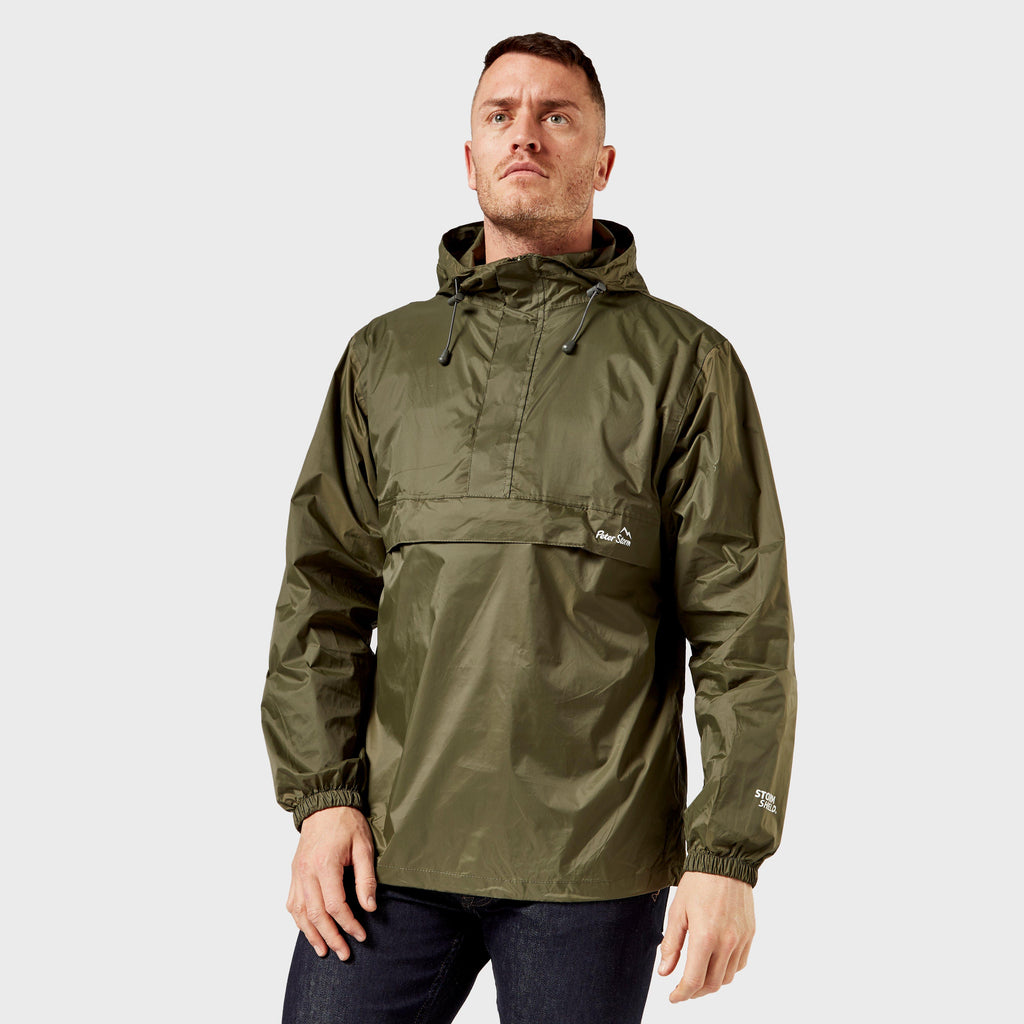 Mens Packable Cagoule Khaki