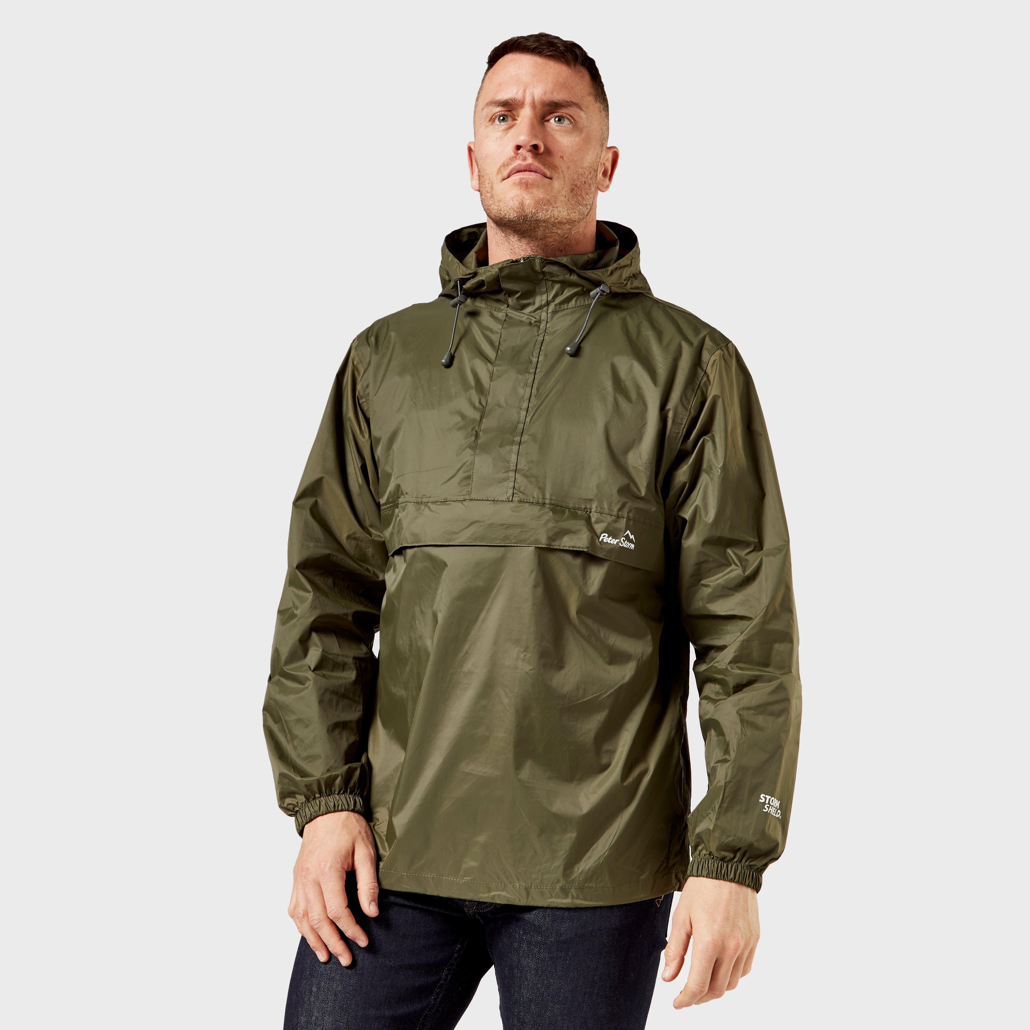 Mens Packable Cagoule Khaki