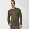 Mens Long Sleeved Thermal Crew Neck Top Khaki