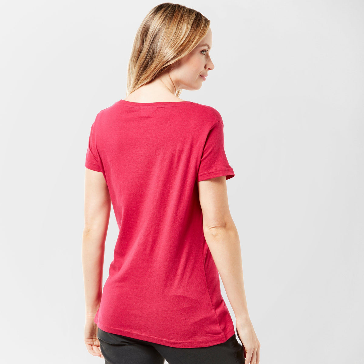 Womens Carlie T-Shirt Dark Cerise