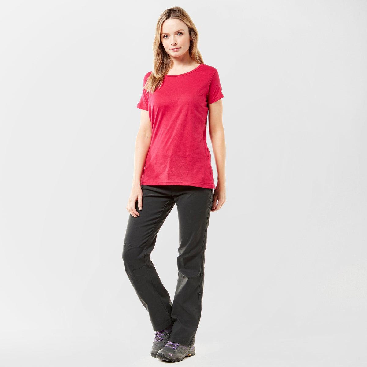 Womens Carlie T-Shirt Dark Cerise